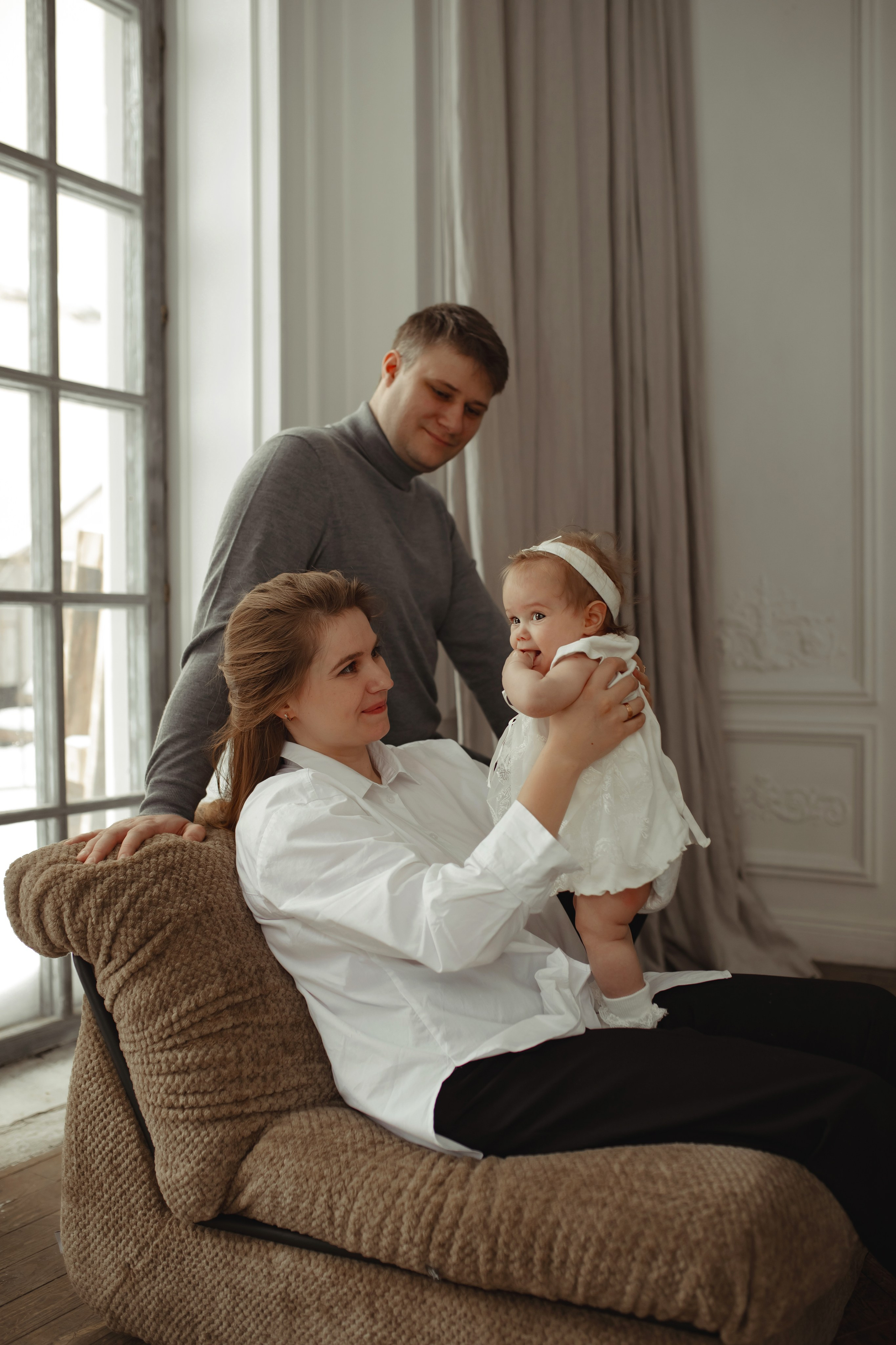 Семейная съемка в студии. Семейный и детский фотограф в Москве Дорогова Екатерина