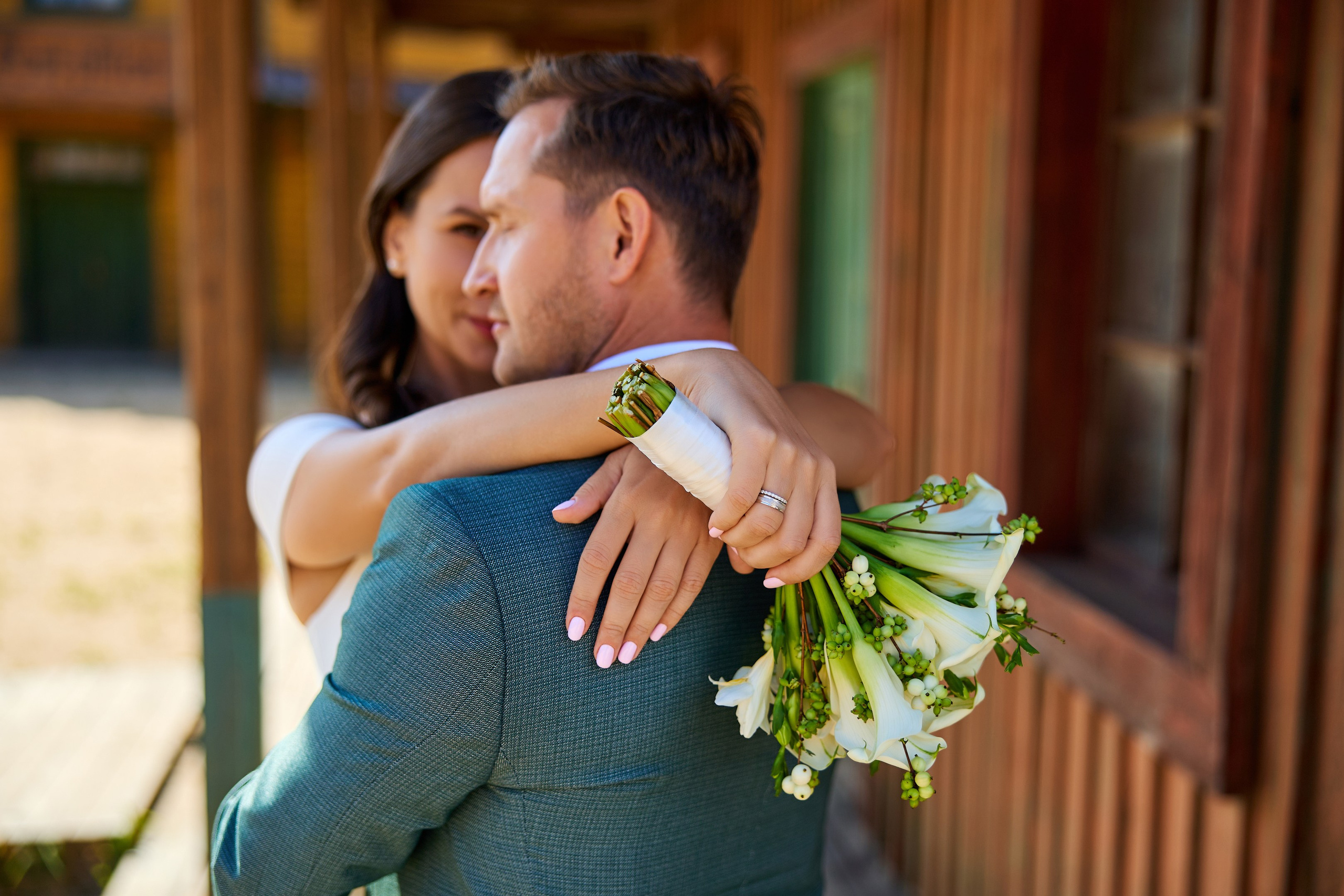 Свадебная фотосессия в Кинопарке Москино. Свадебный фотограф Сергей Колбинский
