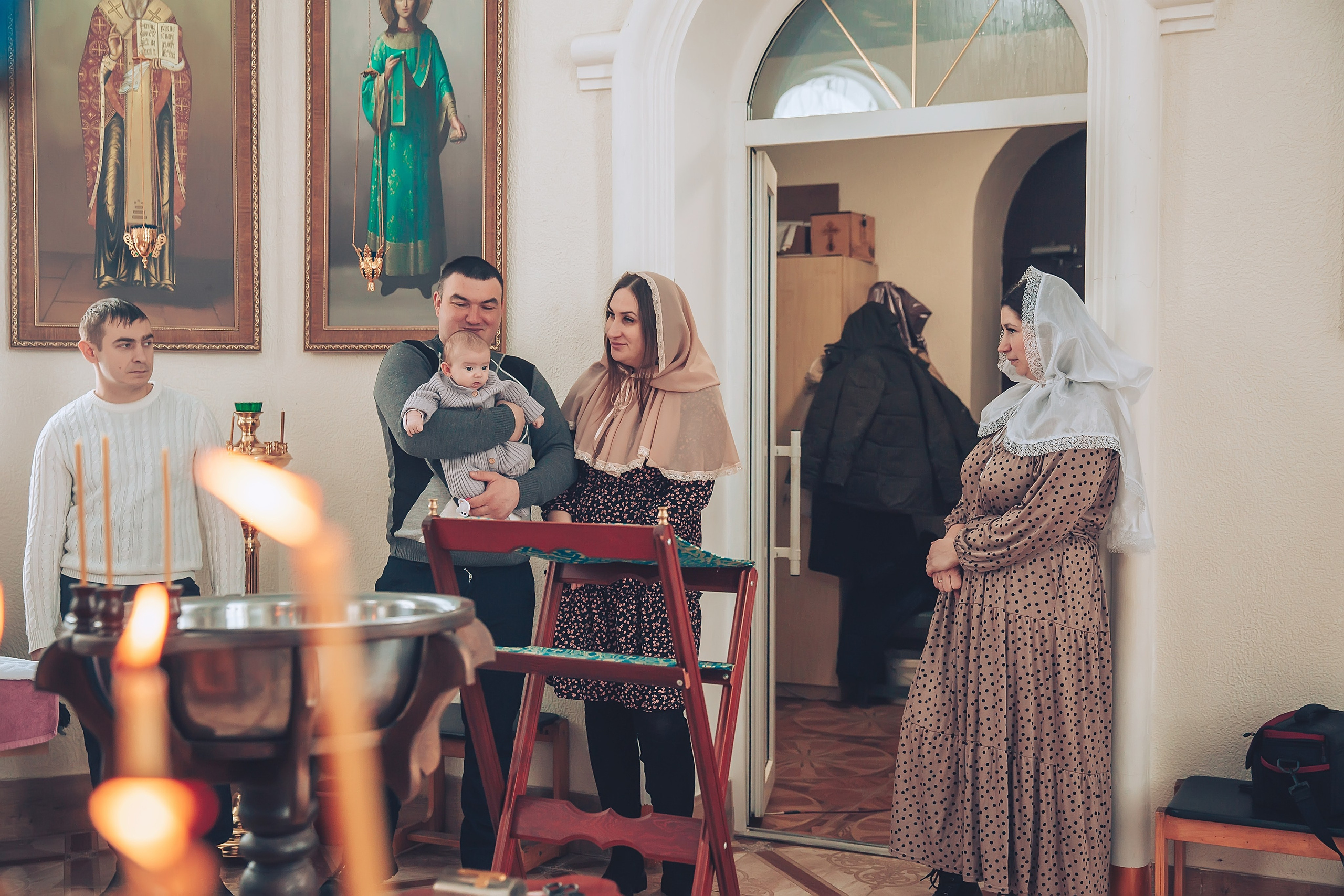 Крещение Анастасии. Школьный и детский фотограф Старожилово