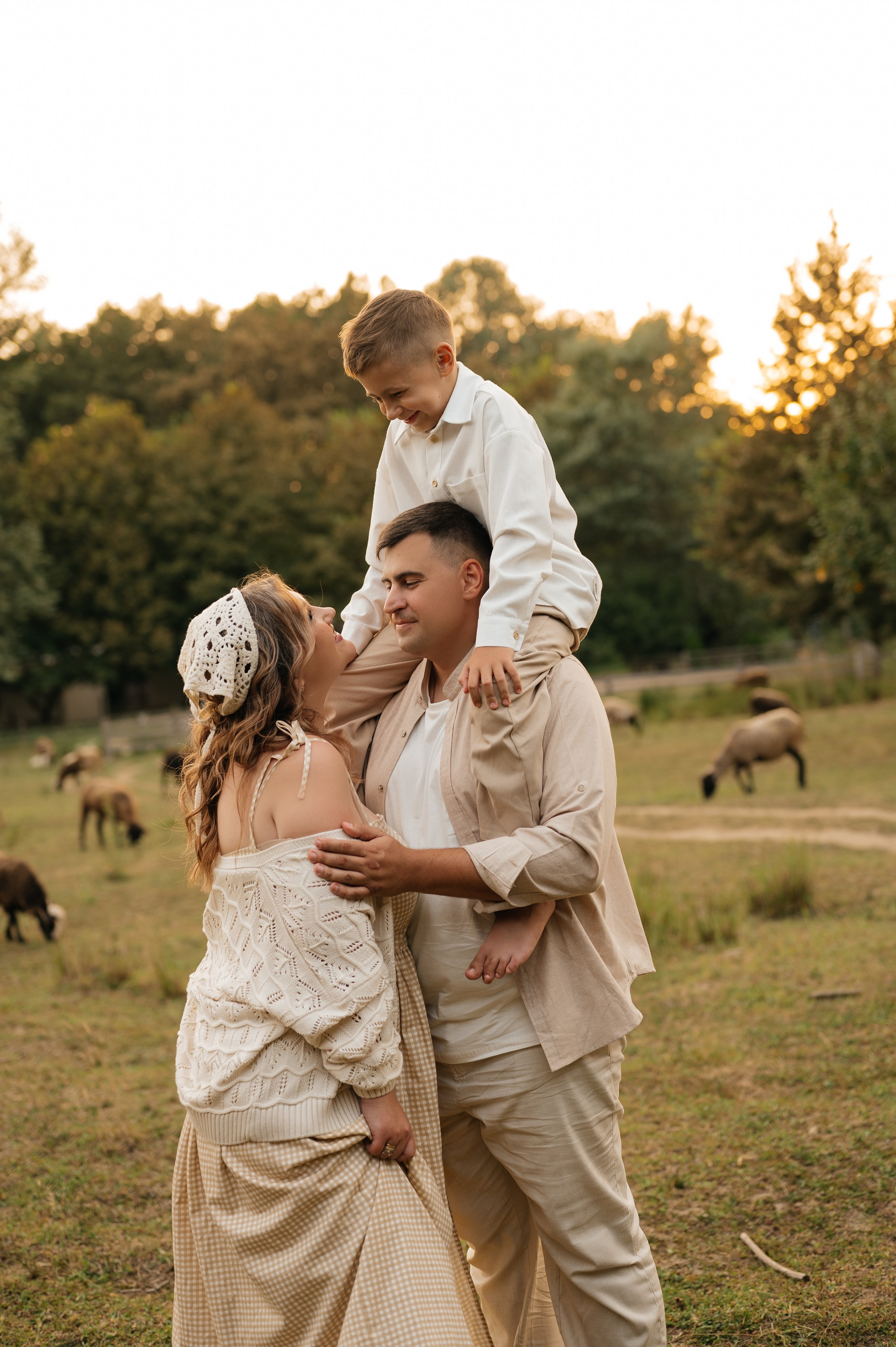 Семейная фотосессия на ферме. Свадебный и семейный фотограф в Краснодаре Алина Мельник