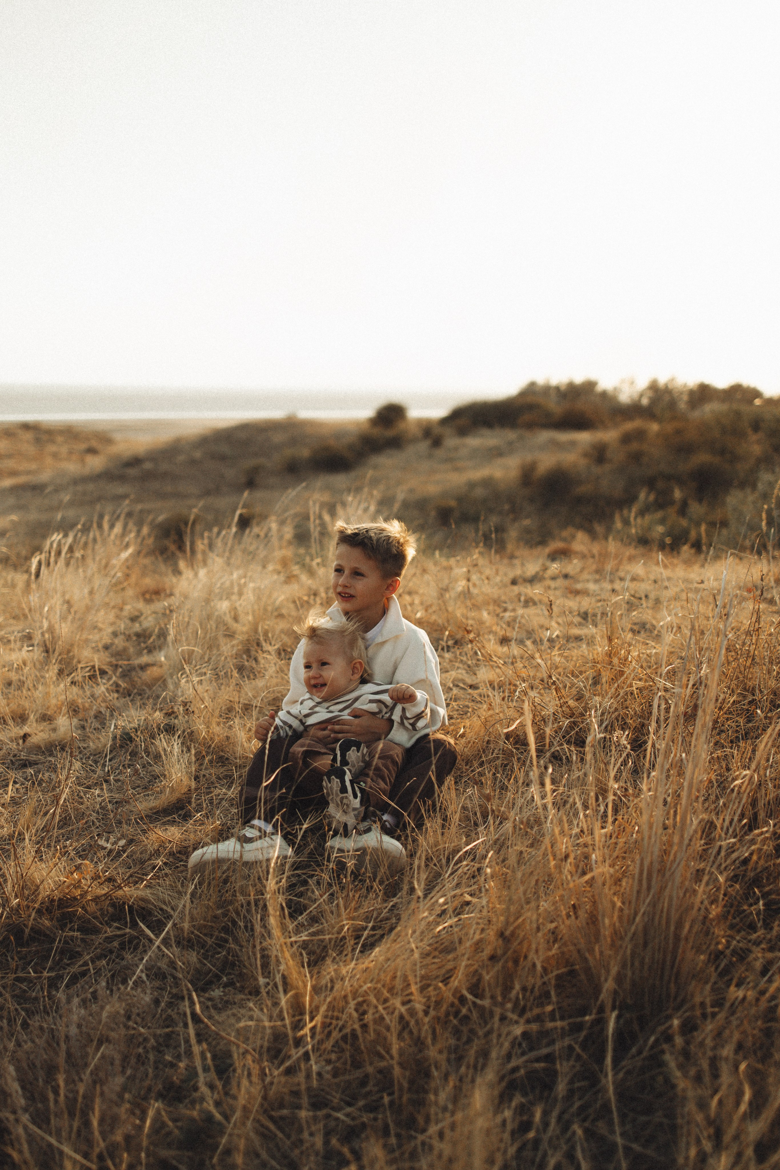 Семейная история, закат в Мержаново. Семейный и детский фотограф, таганрог, ростов-на-дону