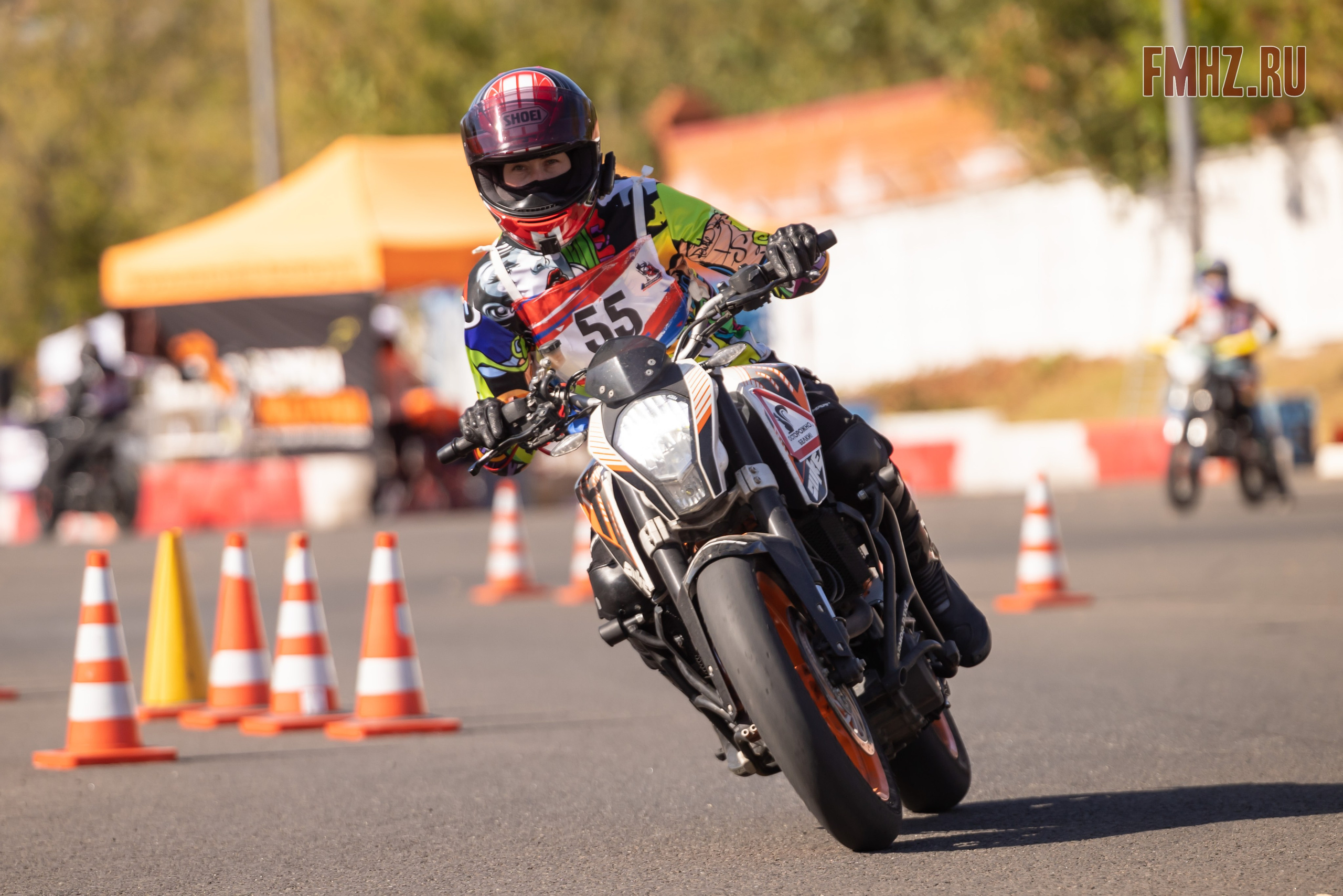 Соревнования по мотоджимхане на площадке Мосгортранс 15.09.2024. Фотограф Владимир Охрименко