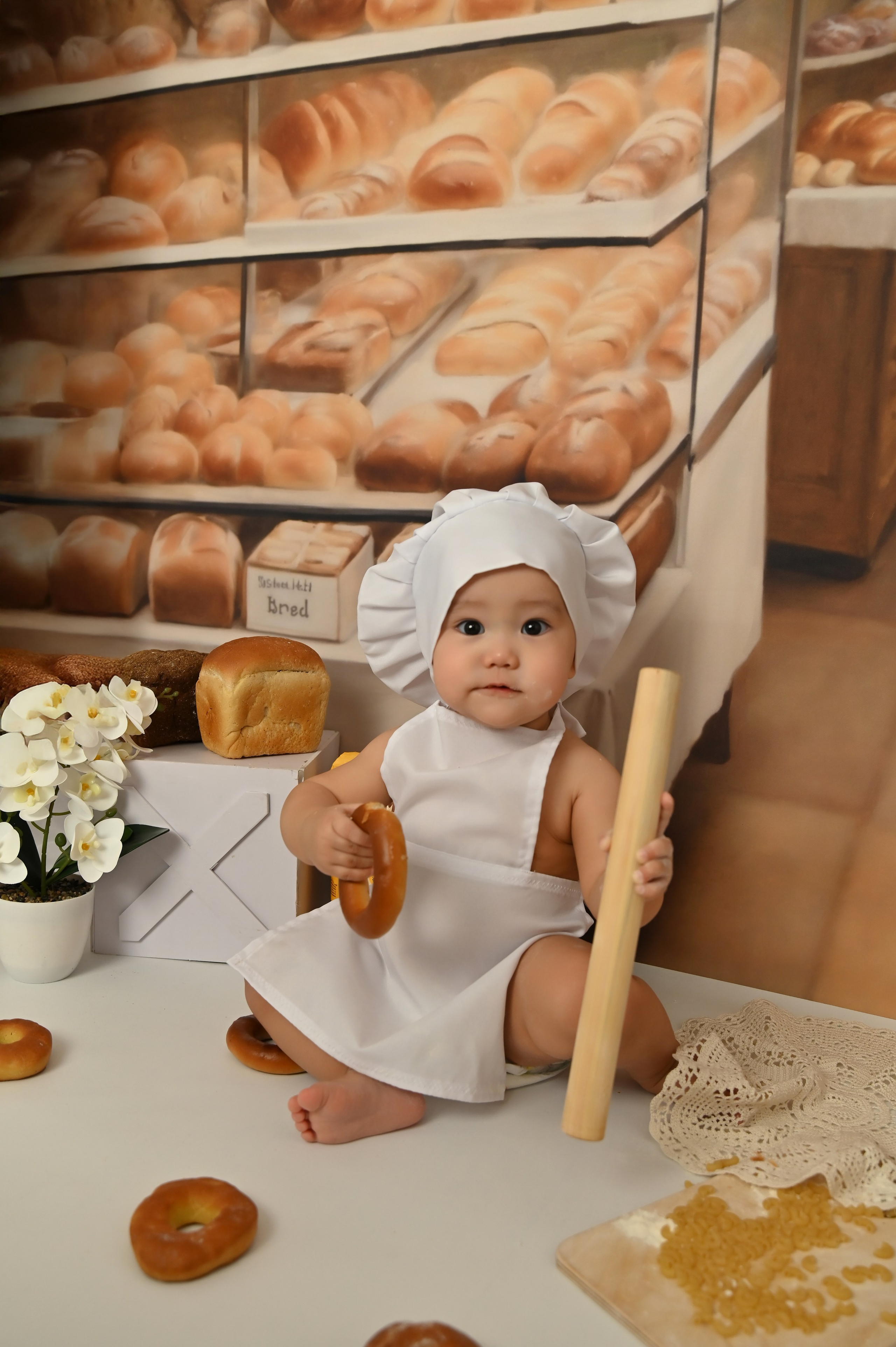 Фотосессия Годик Томирис. Фотограф Новорожденных и семейный Элла Огай г. Сатпаев