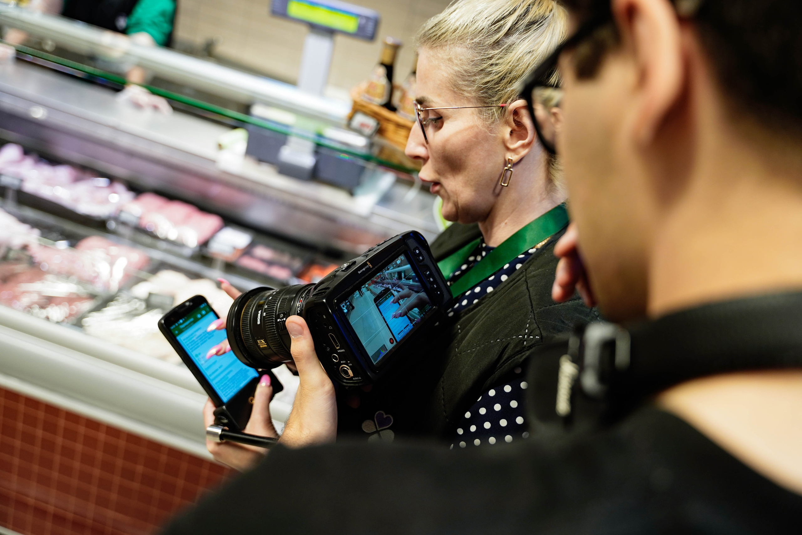 Съемка рекламы сети магазинов Перекресток. Репортажный Фотограф Александр Казин