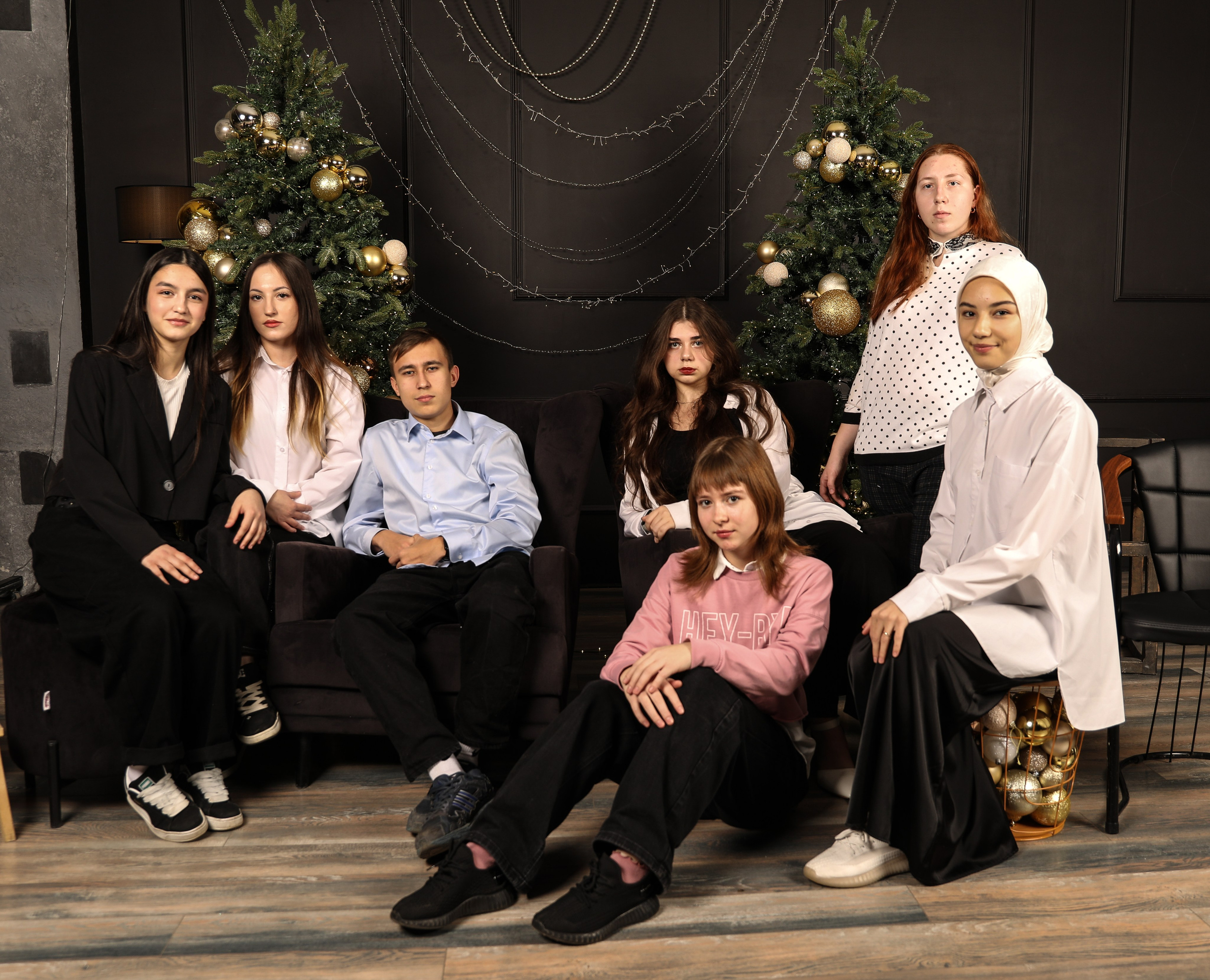 Большая группа мед. колледжа. Фотограф Елена в Волгограде