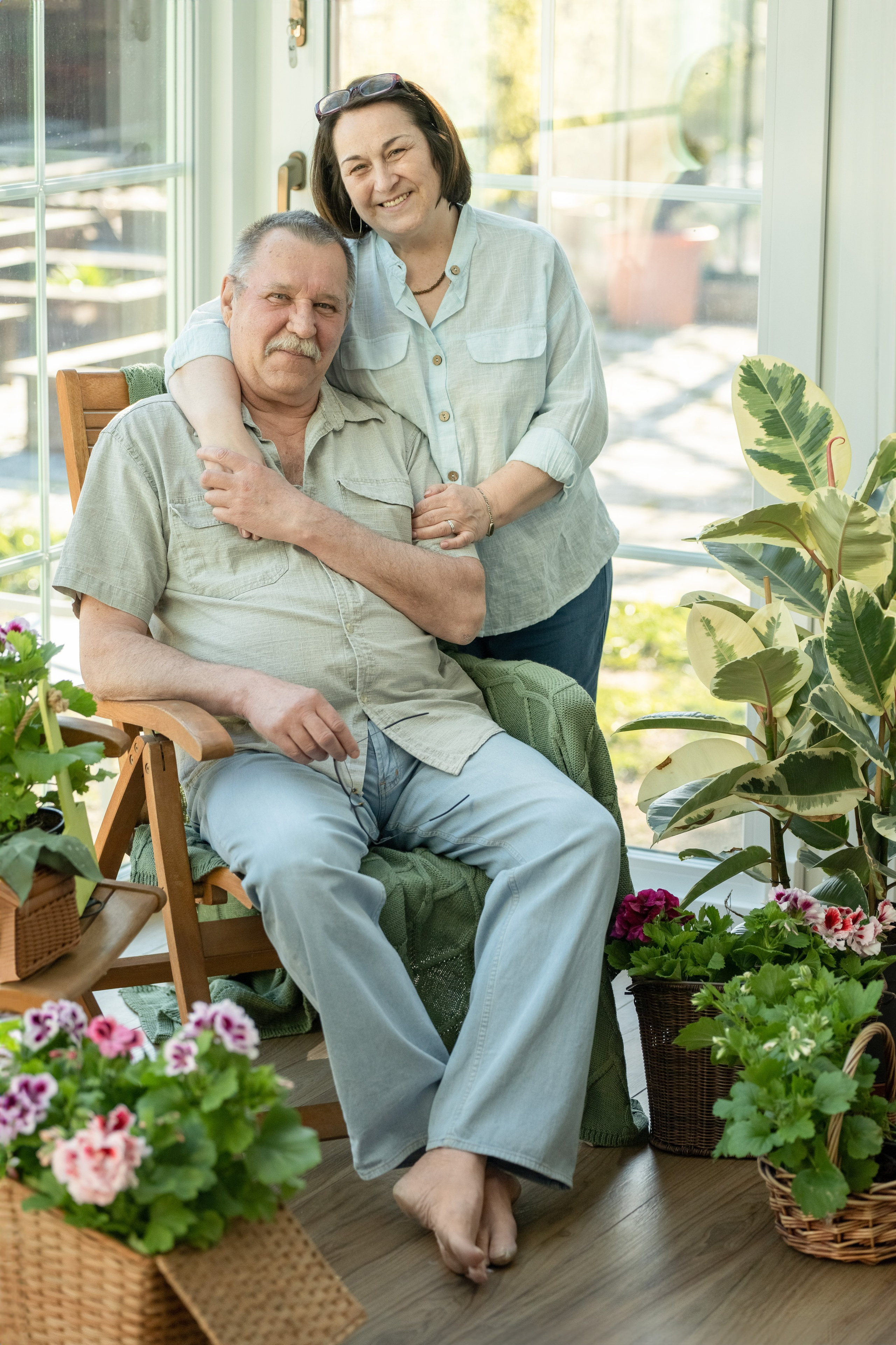 Портрет пожилой пары