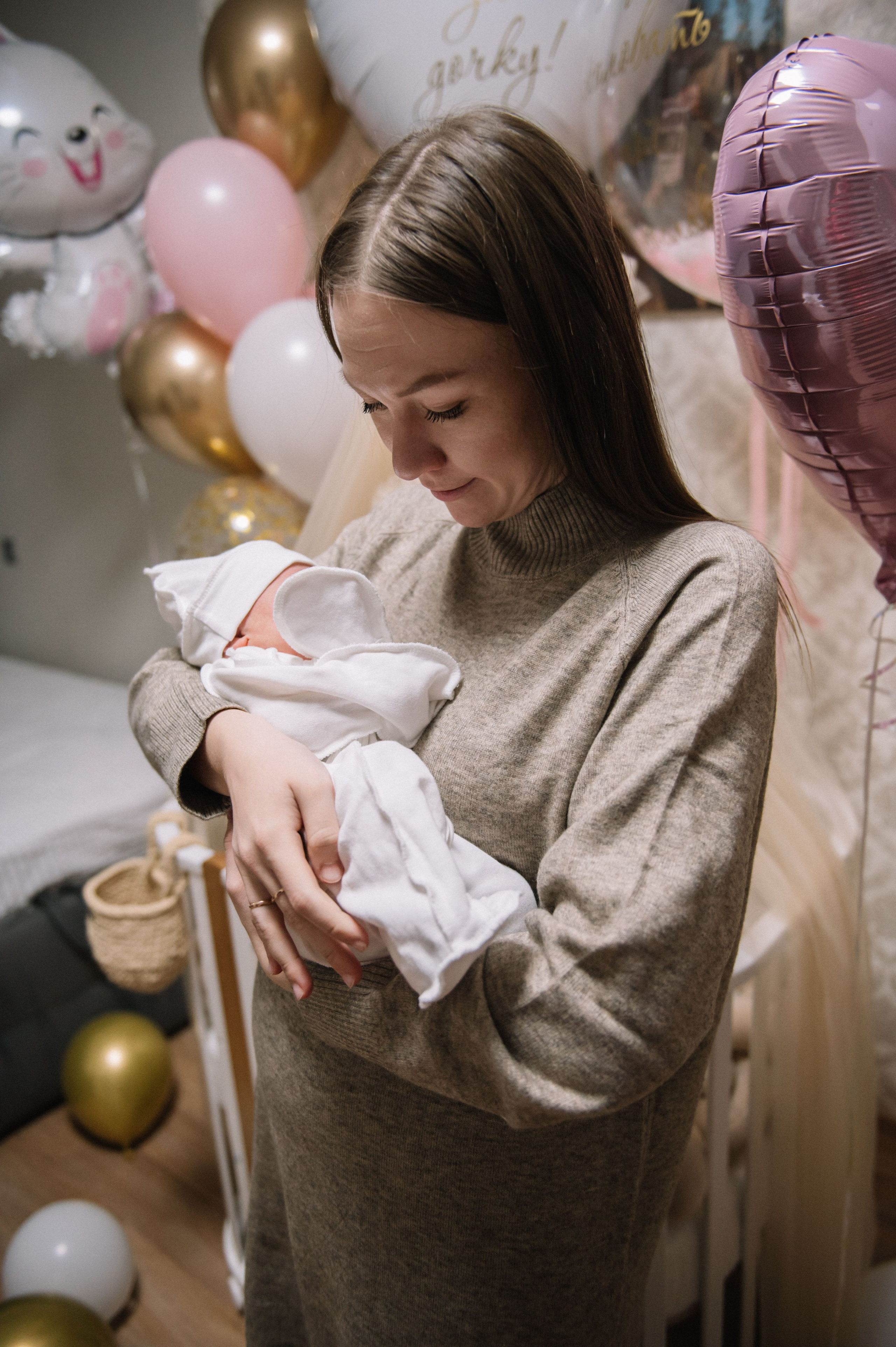 Выписка с роддома Смирновы. Фотограф в Сургуте Светлана Гибадуллина