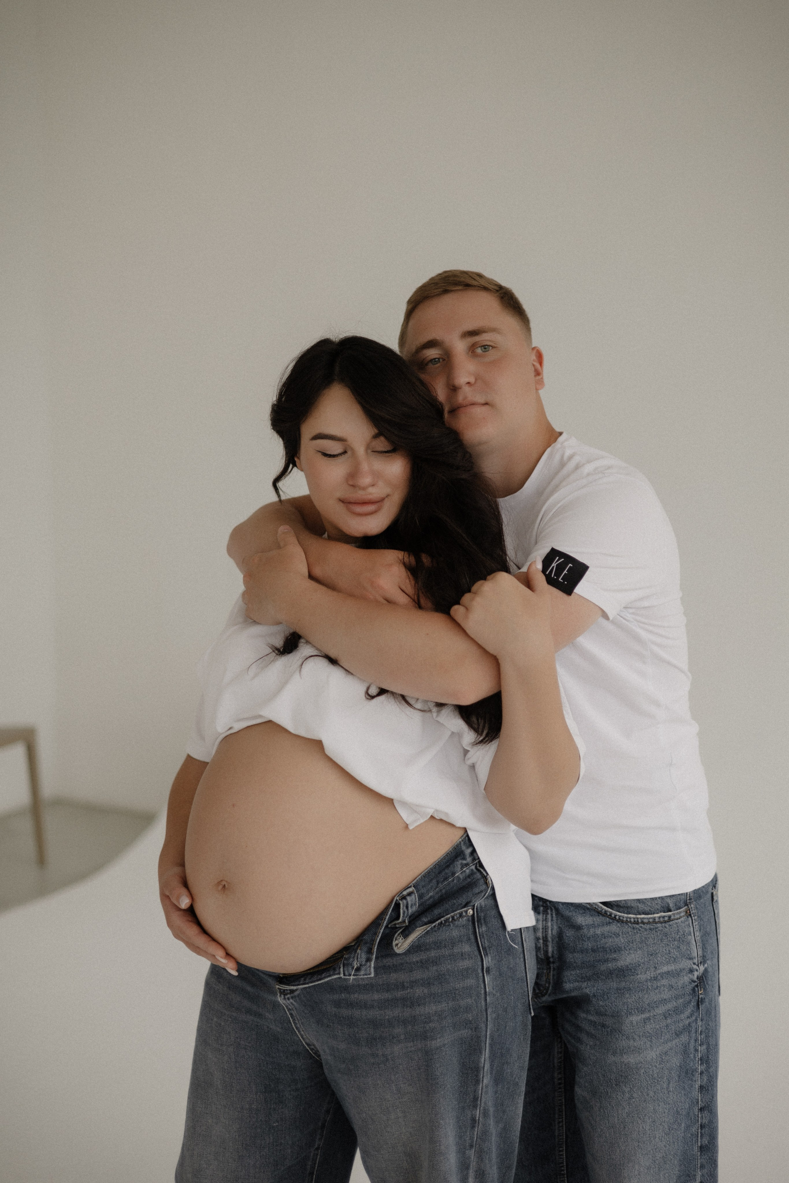 Екатерина и Артем фотосессия в студии. Свадебный и портретный фотограф в Москве Анастасия Масюк