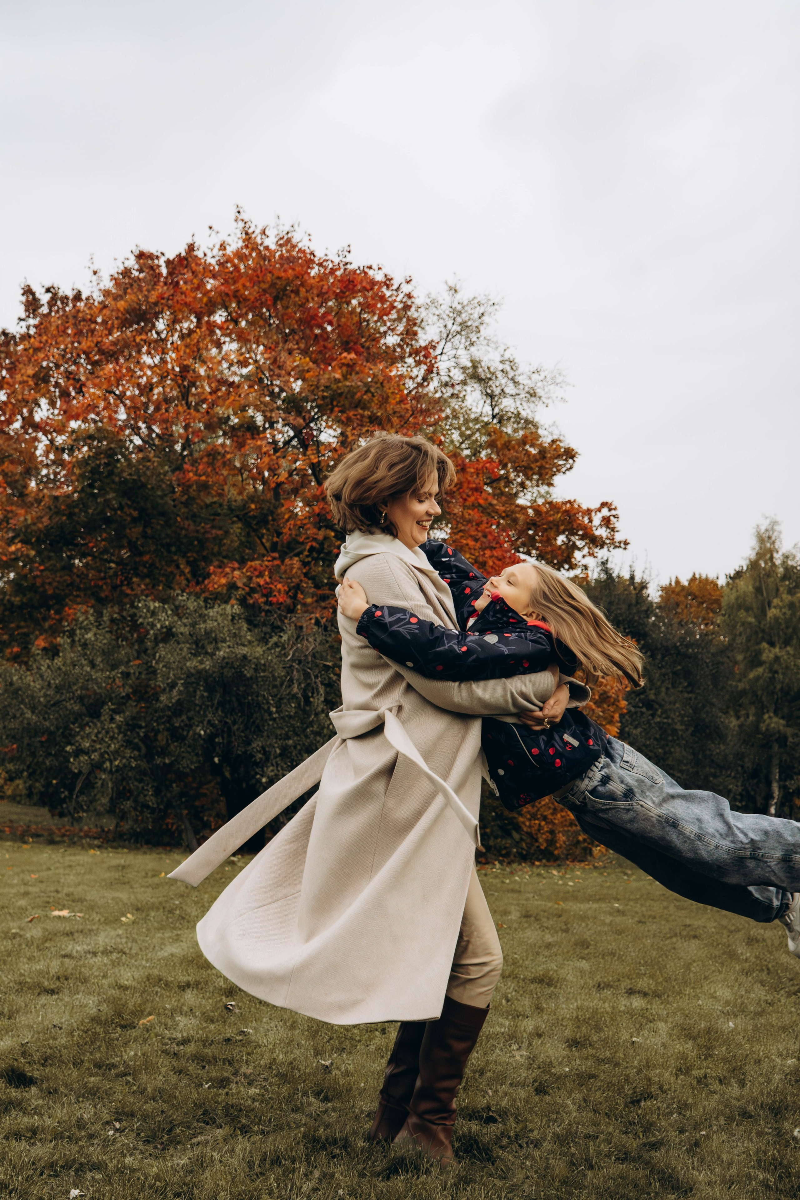 Осенняя семейная съемка в парке Царицыно. Фотограф Москва Валерия Веденина