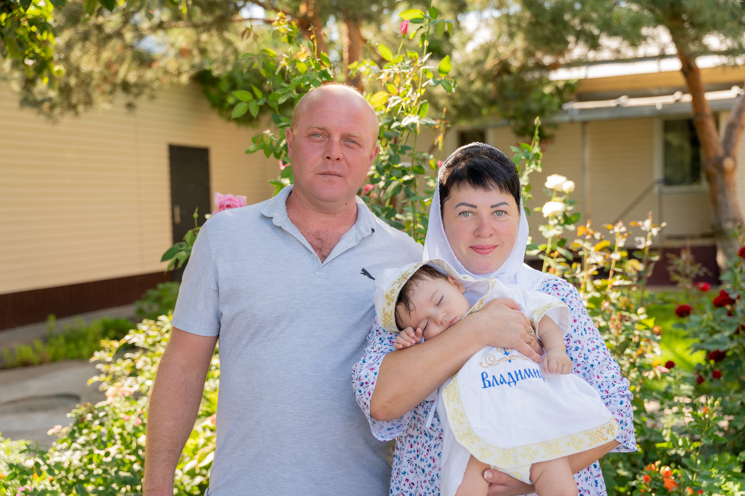 Крещение малыша Владимира: начало духовного пути. Фотограф |Ленинск, Волжский, Волгоград| Наталья Савилова