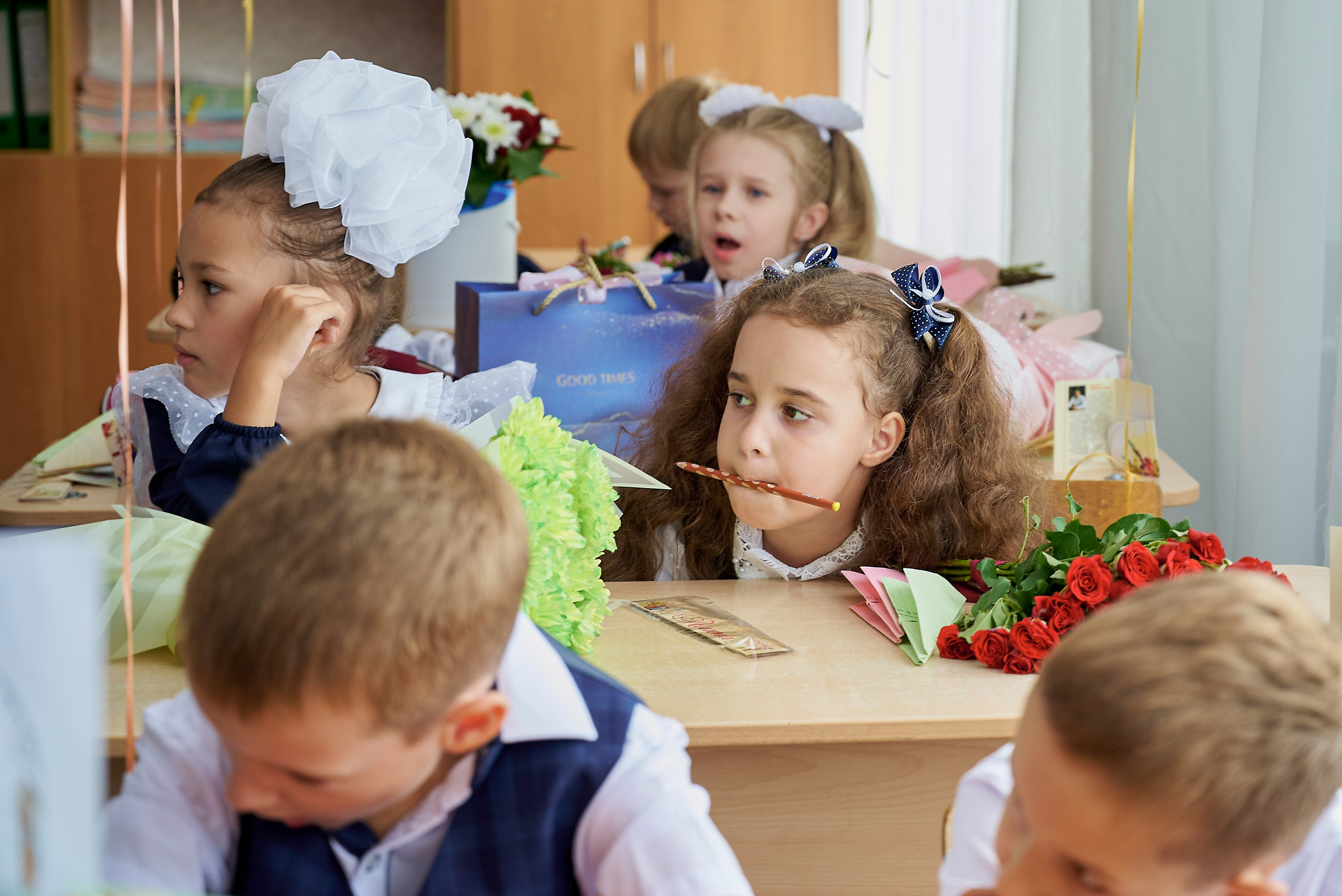 Первый раз в 1-й класс. Фотостудия «Юла»