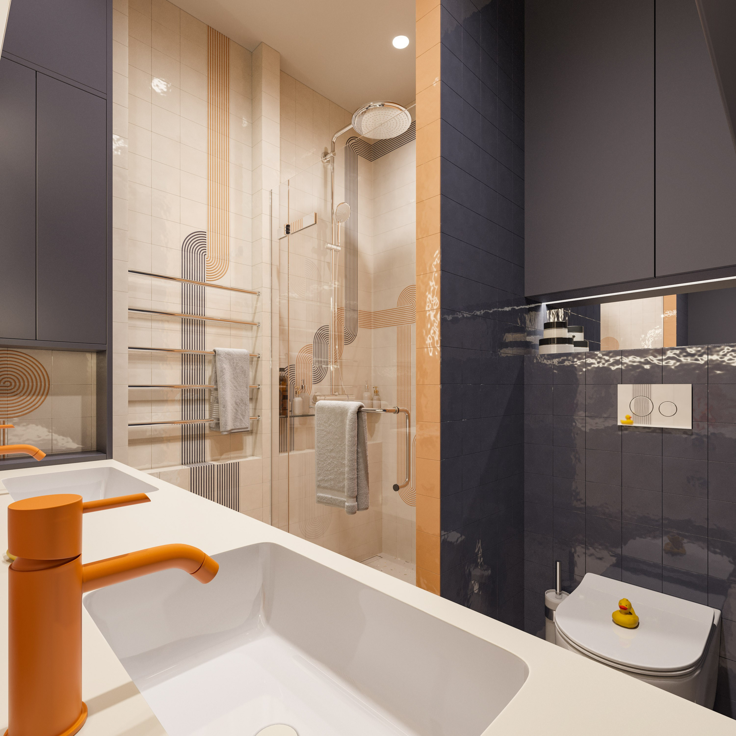 3D Визуализации Квартиры с Цветовыми Акцентами | Портфолио. Визуализатор интерьера в Москве | Брагин Кирилл