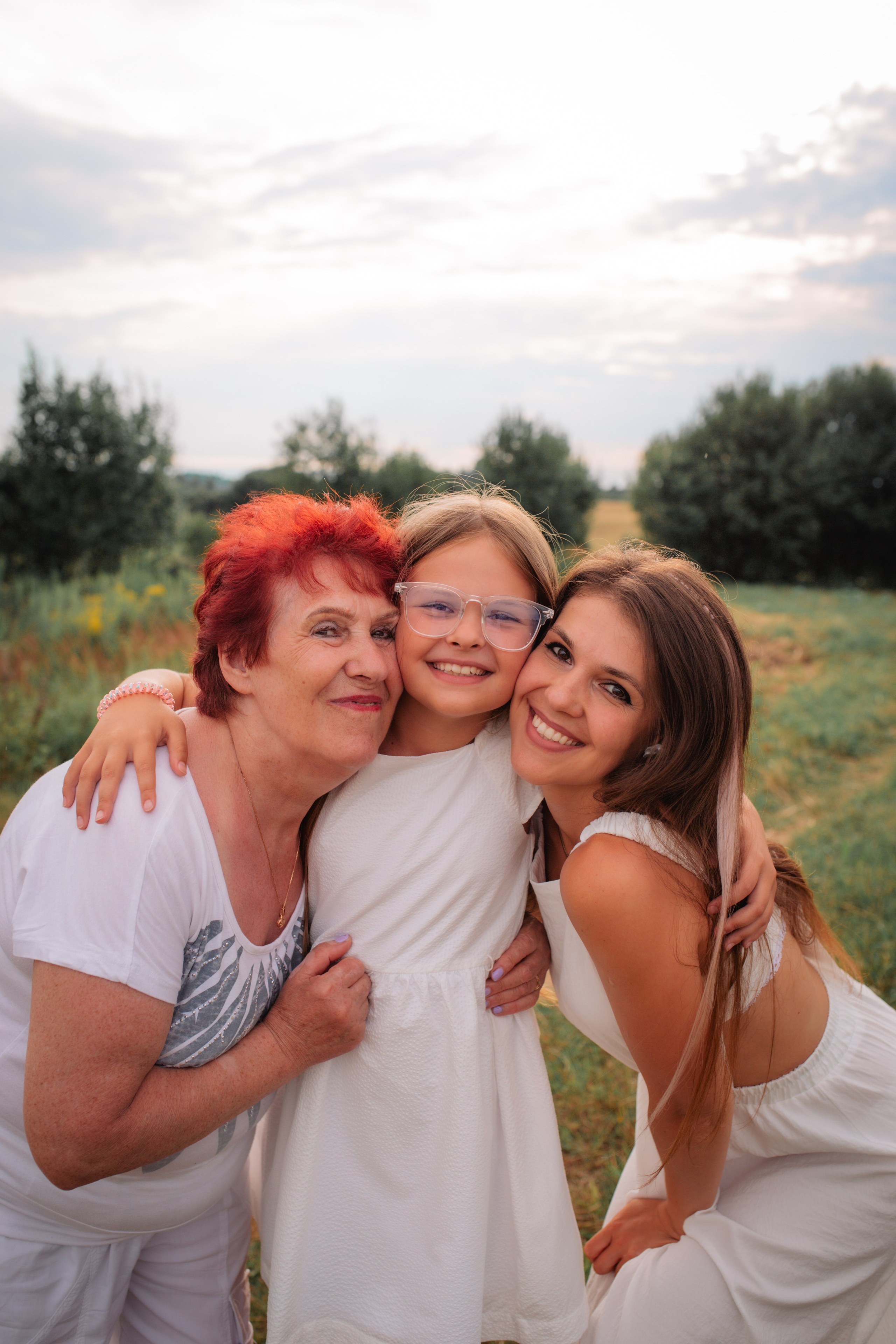 Катюша с семьёй