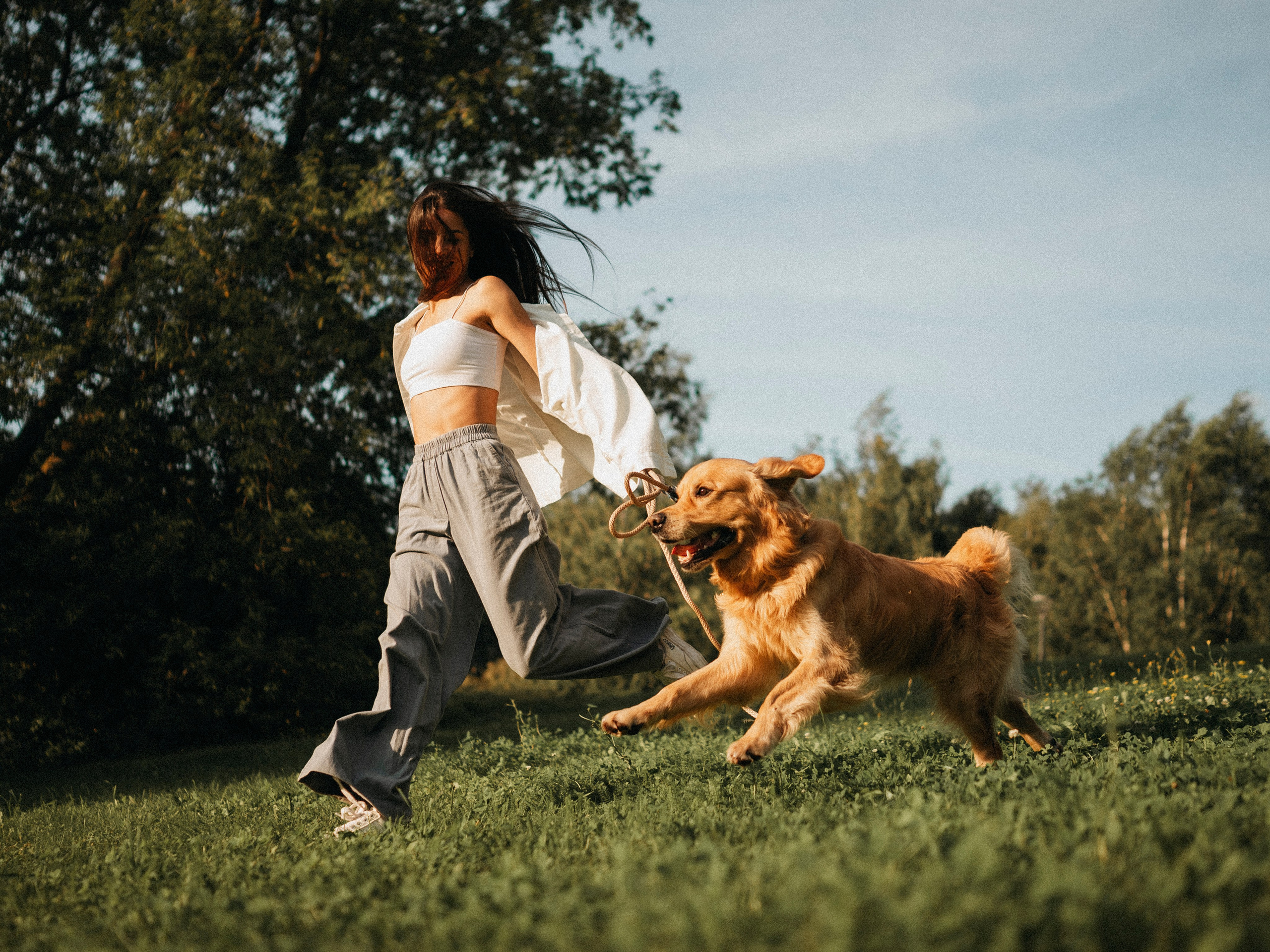 Карина, Саша и Луни. Семейный фотограф анималист Ананьева Мария — Москва