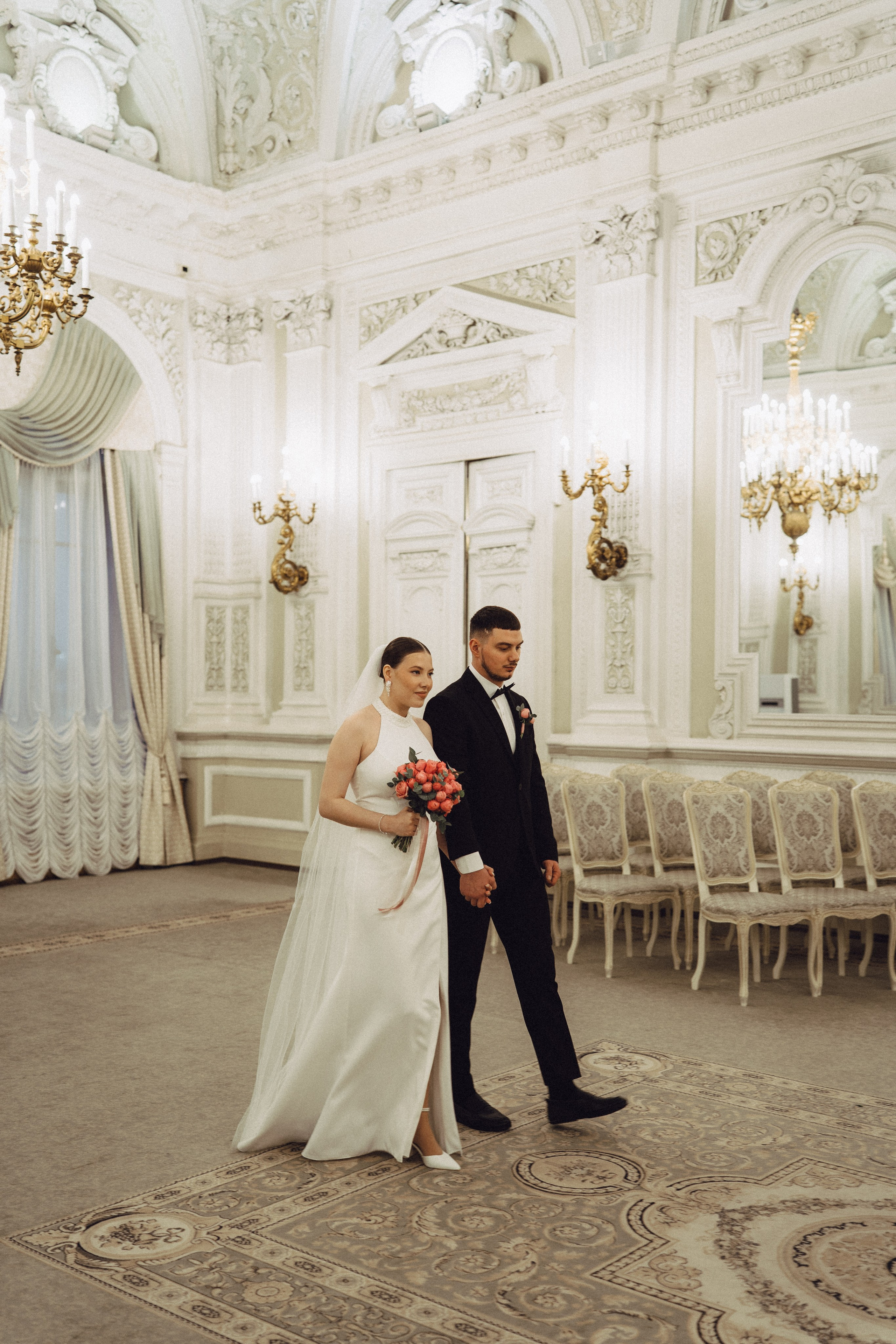 СВАДЕБНАЯ СЬЕМКА В ПЕВОМ ДВОРЦЕ БРАКОСОЧЕТАНИЯ. Профессиональный фотограф, Санкт-Петербург — Виктория Богомолова