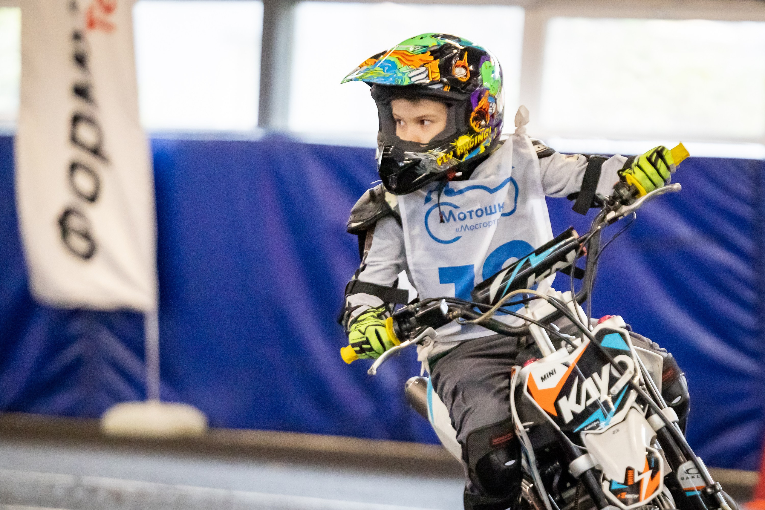 Соревнования в Мотошколе «Мосгортранс». Фотограф Владимир Охрименко
