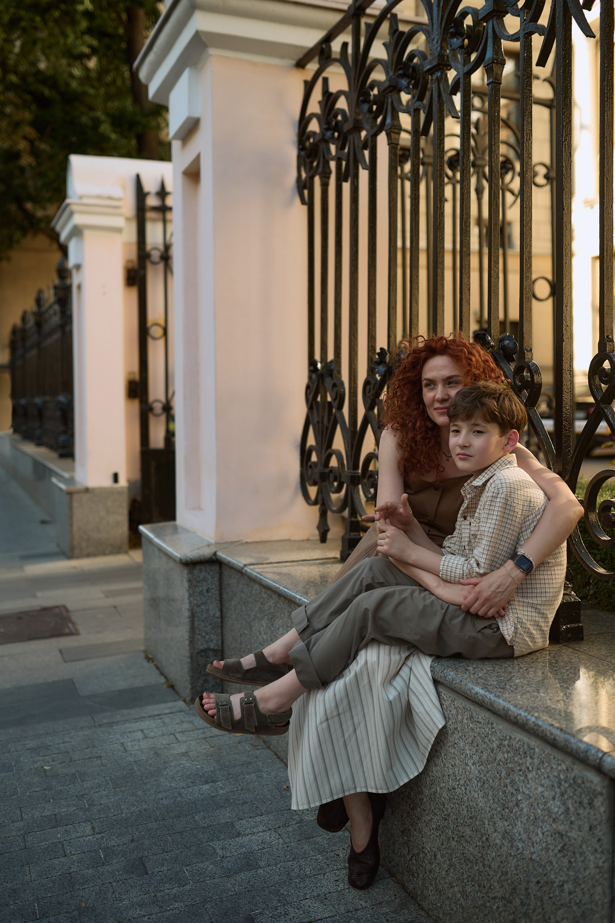 Олеся и Вова в центре Москвы. Семейный и свадебный lifestyle-фотограф в Москве Мария Петрова