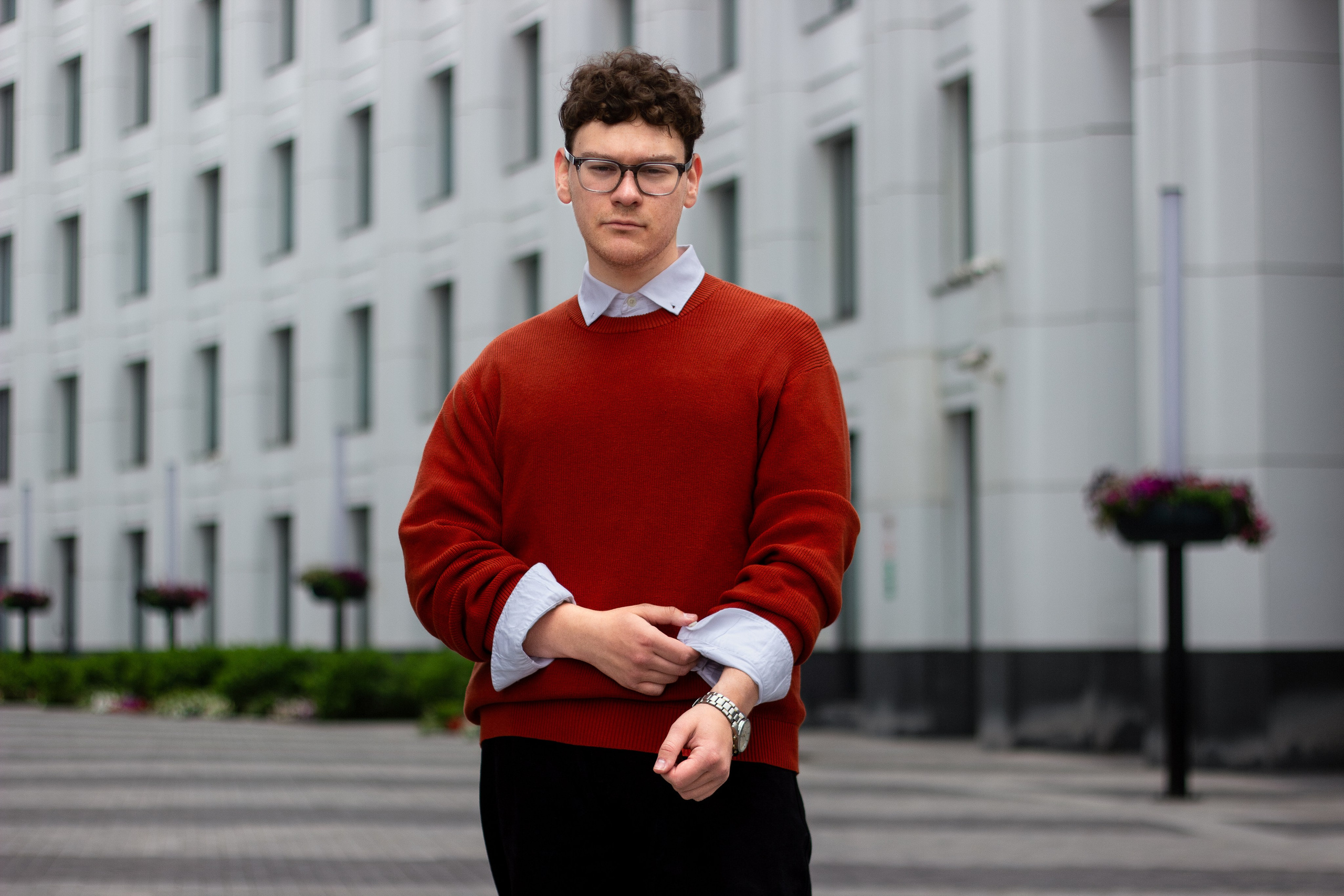 Илья в Бизнес-центе Аквамарин. Портретный фотограф Москва Юлия Трякина