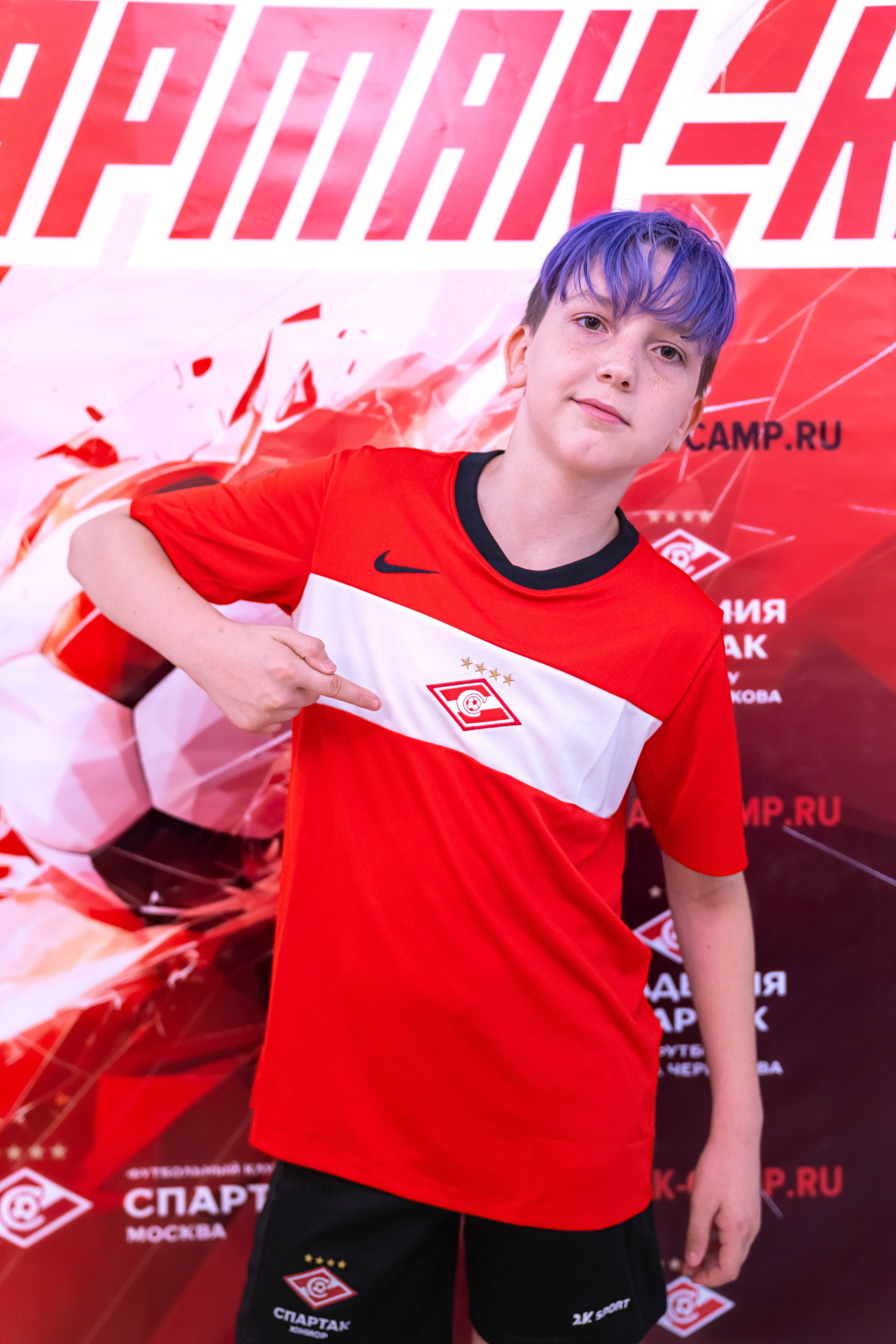 Портреты футболистов Спартак Юниор. Фото и видео съёмка на заказ. VAU Studia. Москва