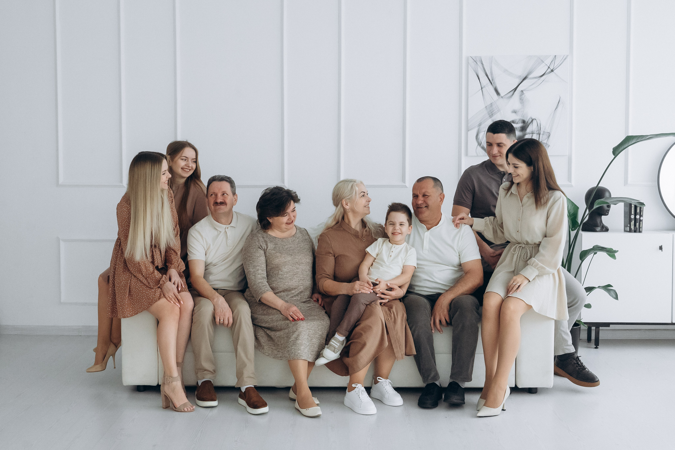 Фотосессия большой семьи. Семейный фотограф в Минске Дарья Дреко