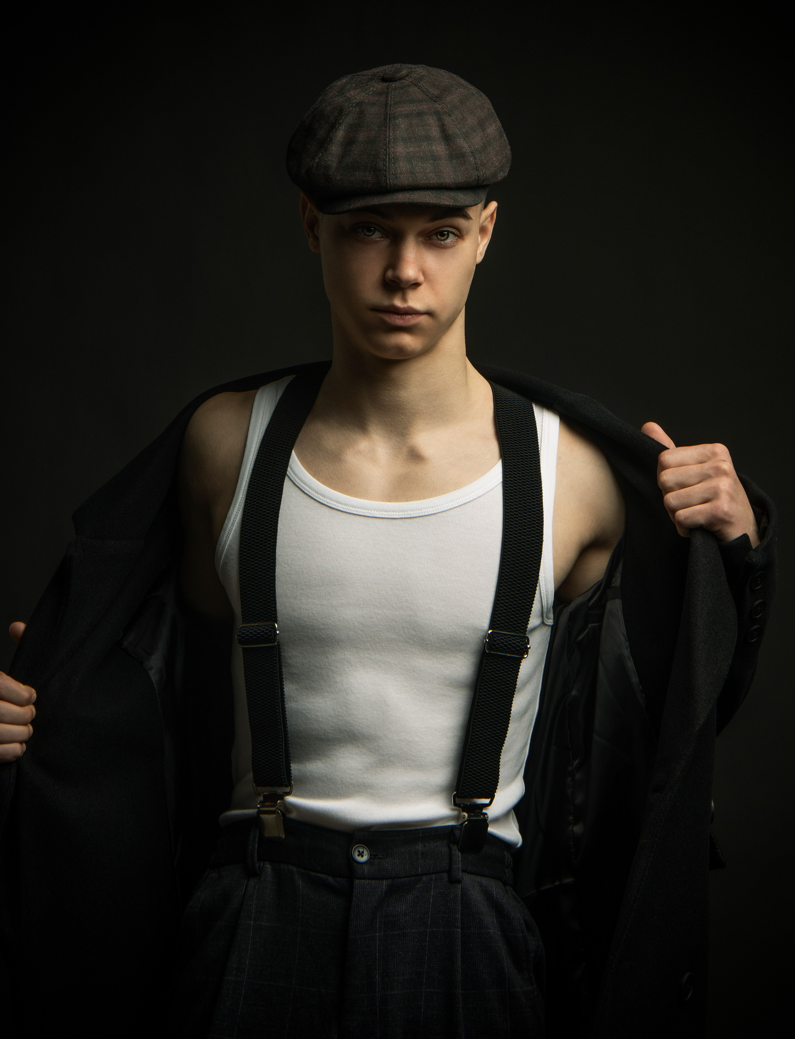 Студийная фотосессия в ретро стиле