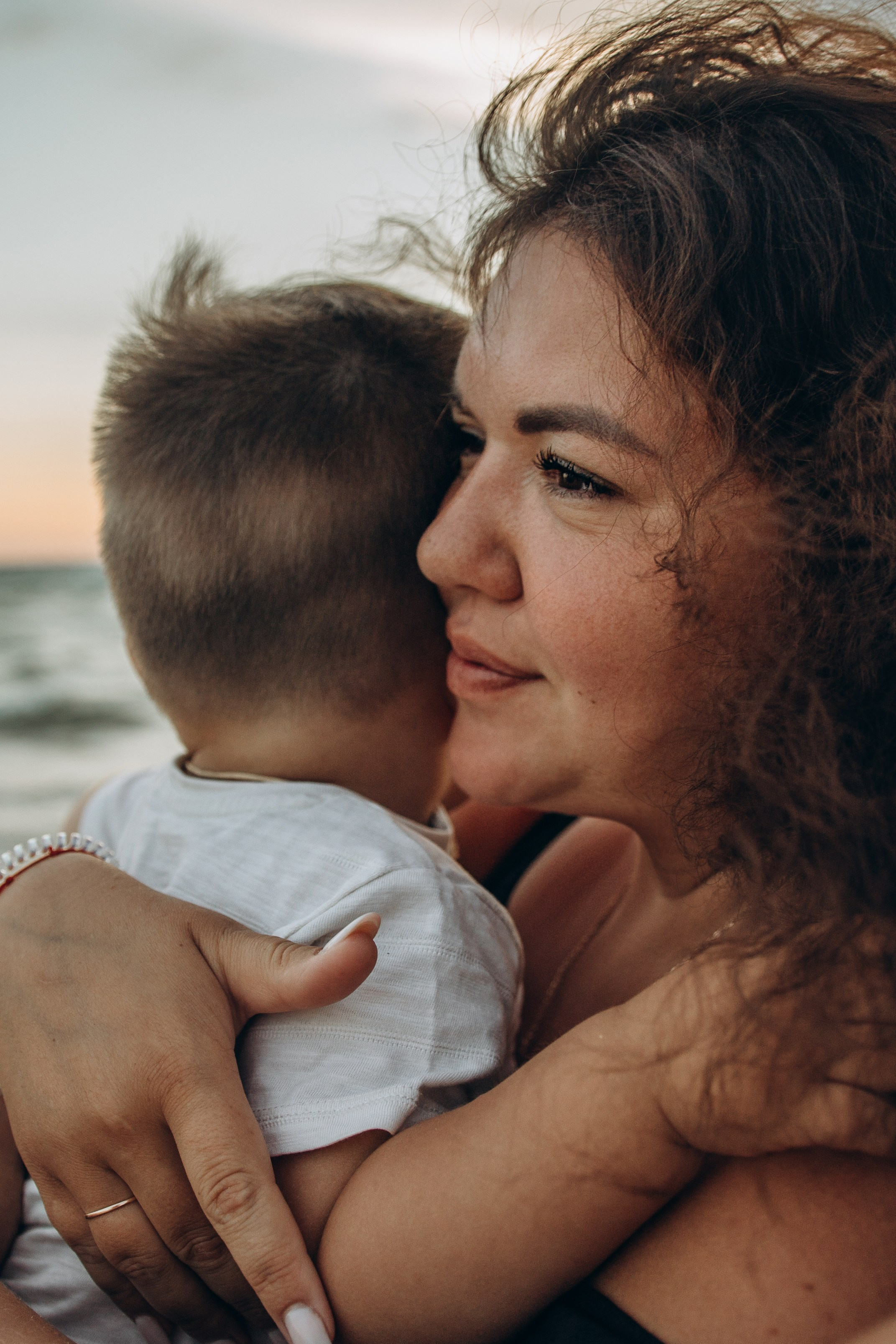 Михаил, Алена и Кирюша — встреча заката с любимыми. Семейный фотограф Новороссийск, Анапа, Геленджик — Юлия Давыдова