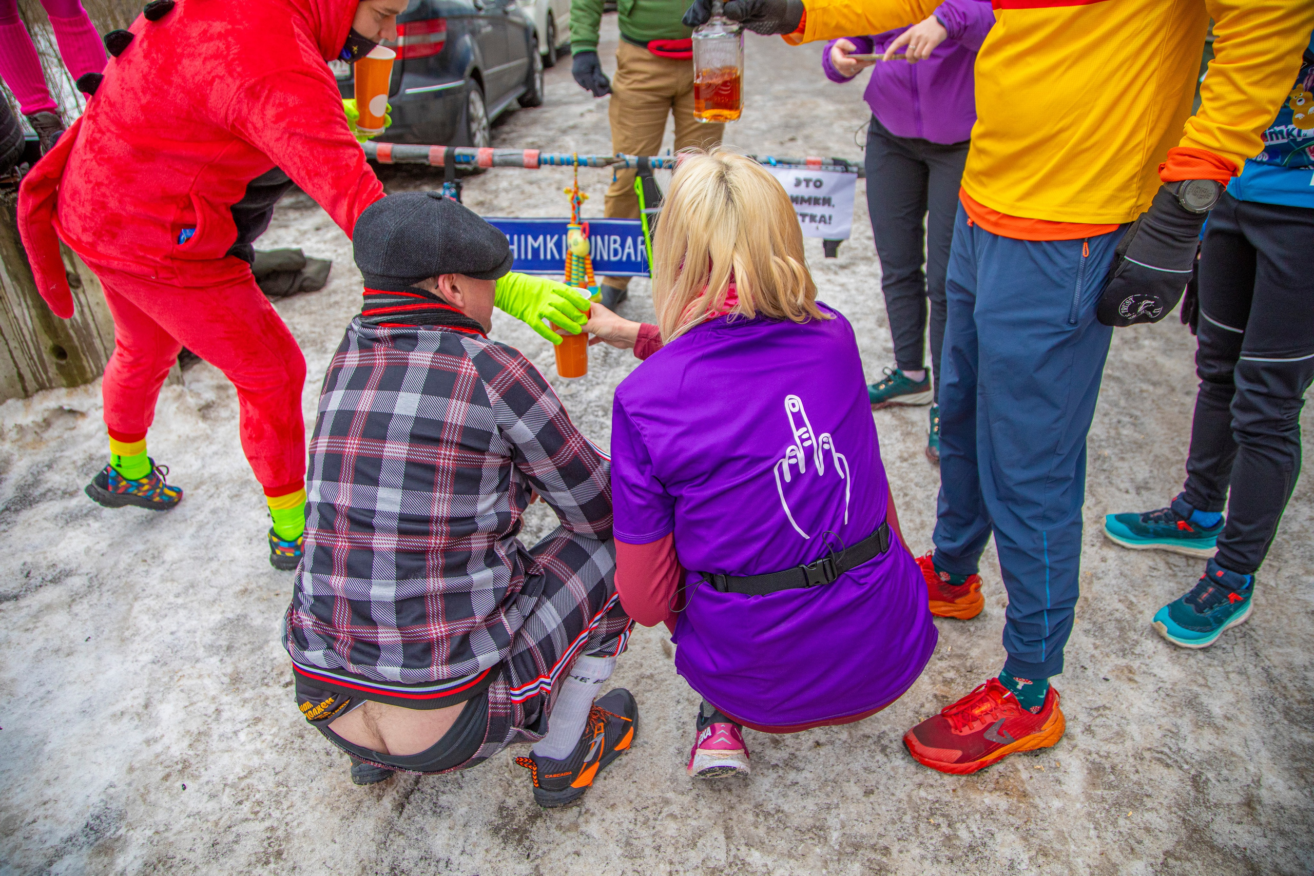Марафон у дома, этап Химки 22.12.24. Фотограф Сергей Ловкий
