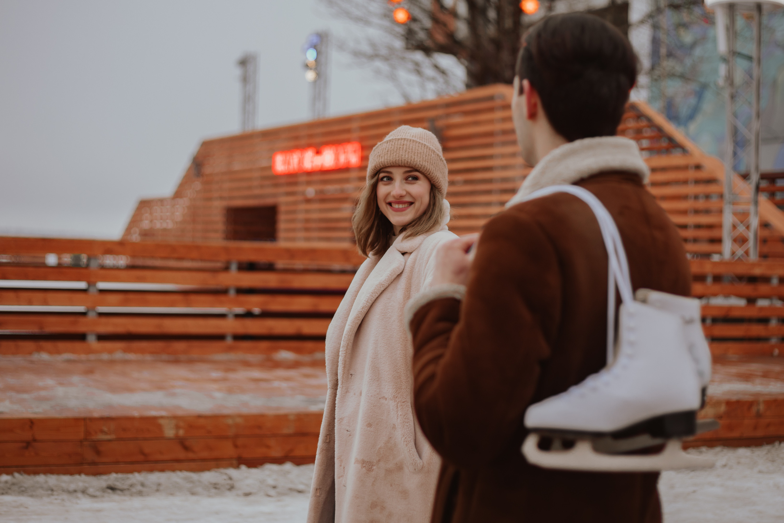Каток у моря. Семейный фотограф в Санкт-Петербурге Ева Маркова