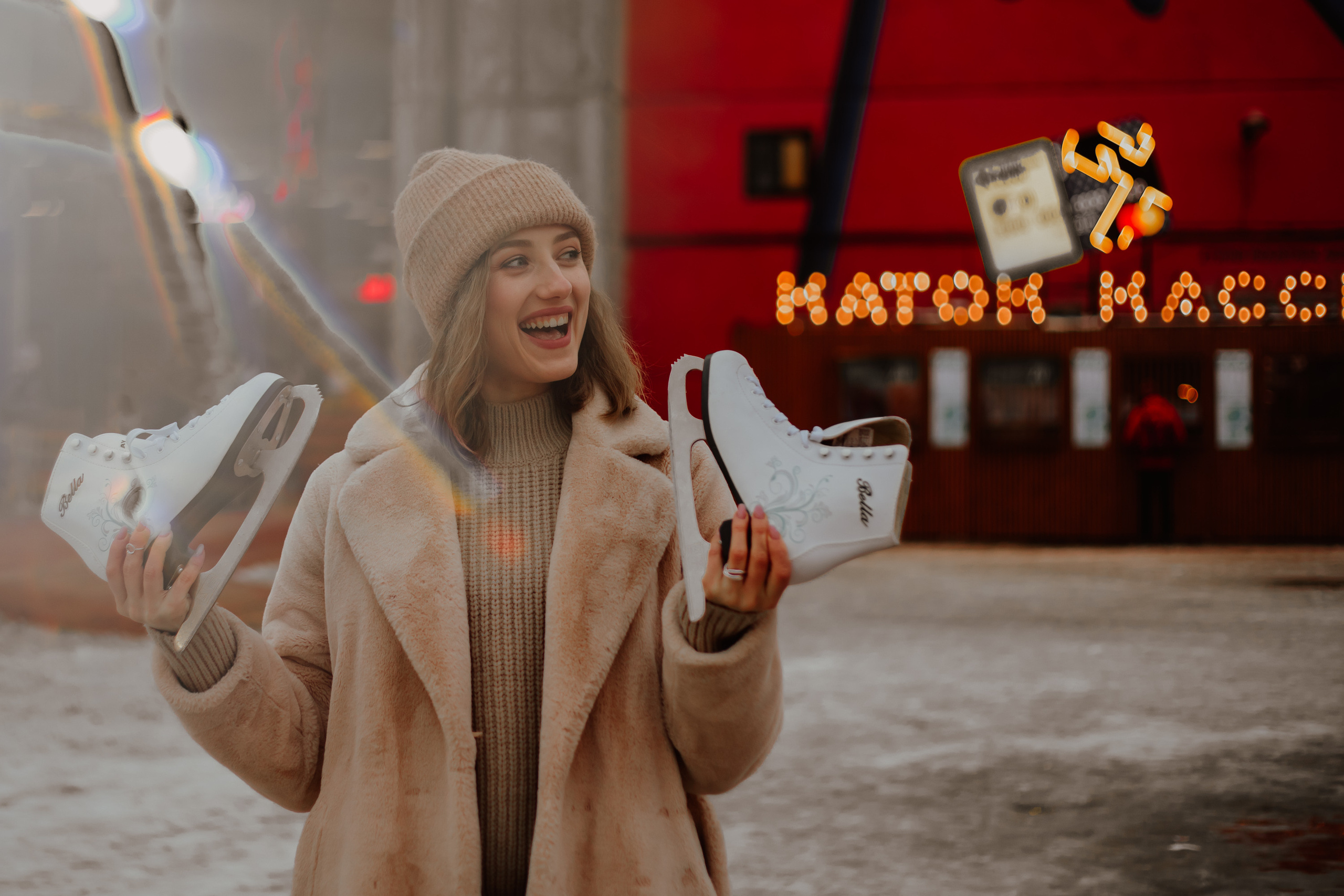 Каток у моря. Семейный фотограф в Санкт-Петербурге Ева Маркова