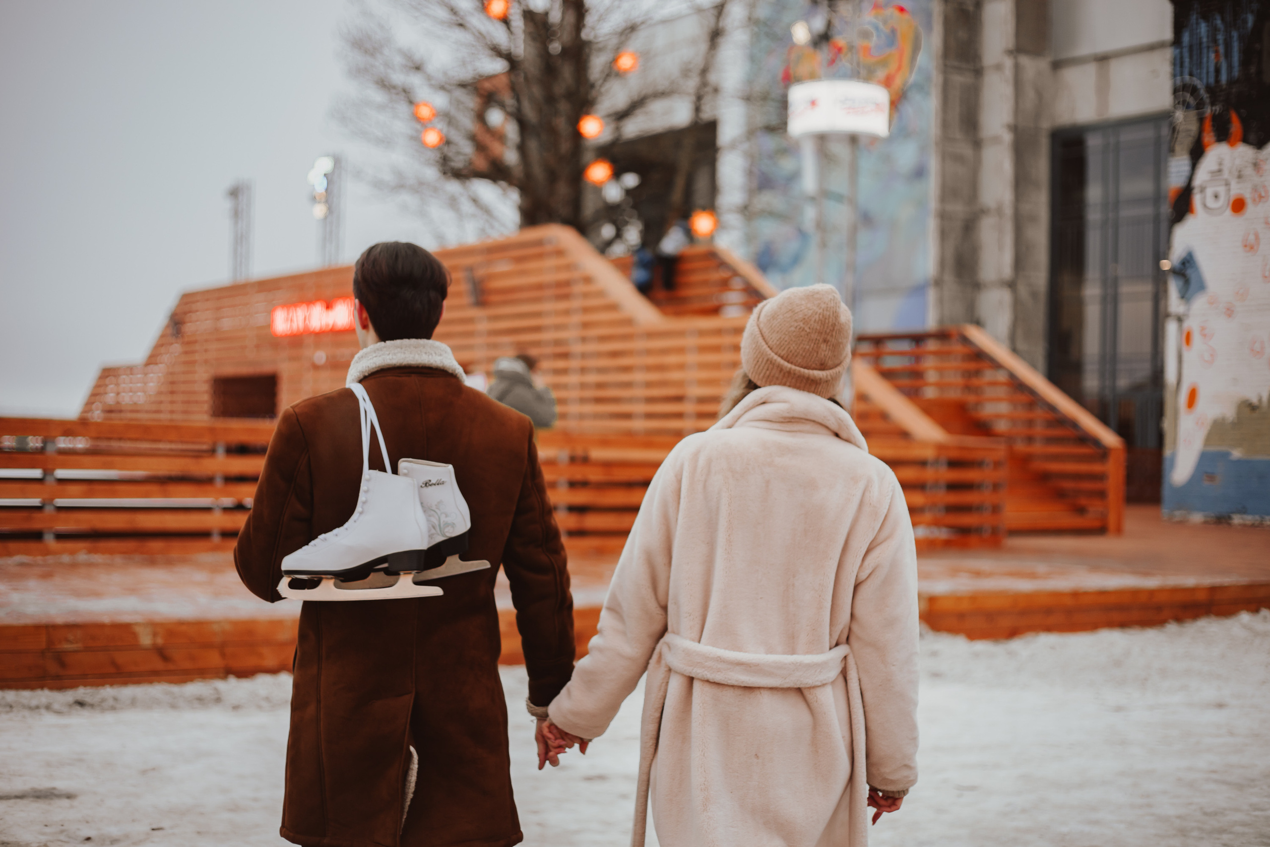 Каток у моря. Семейный фотограф в Санкт-Петербурге Ева Маркова