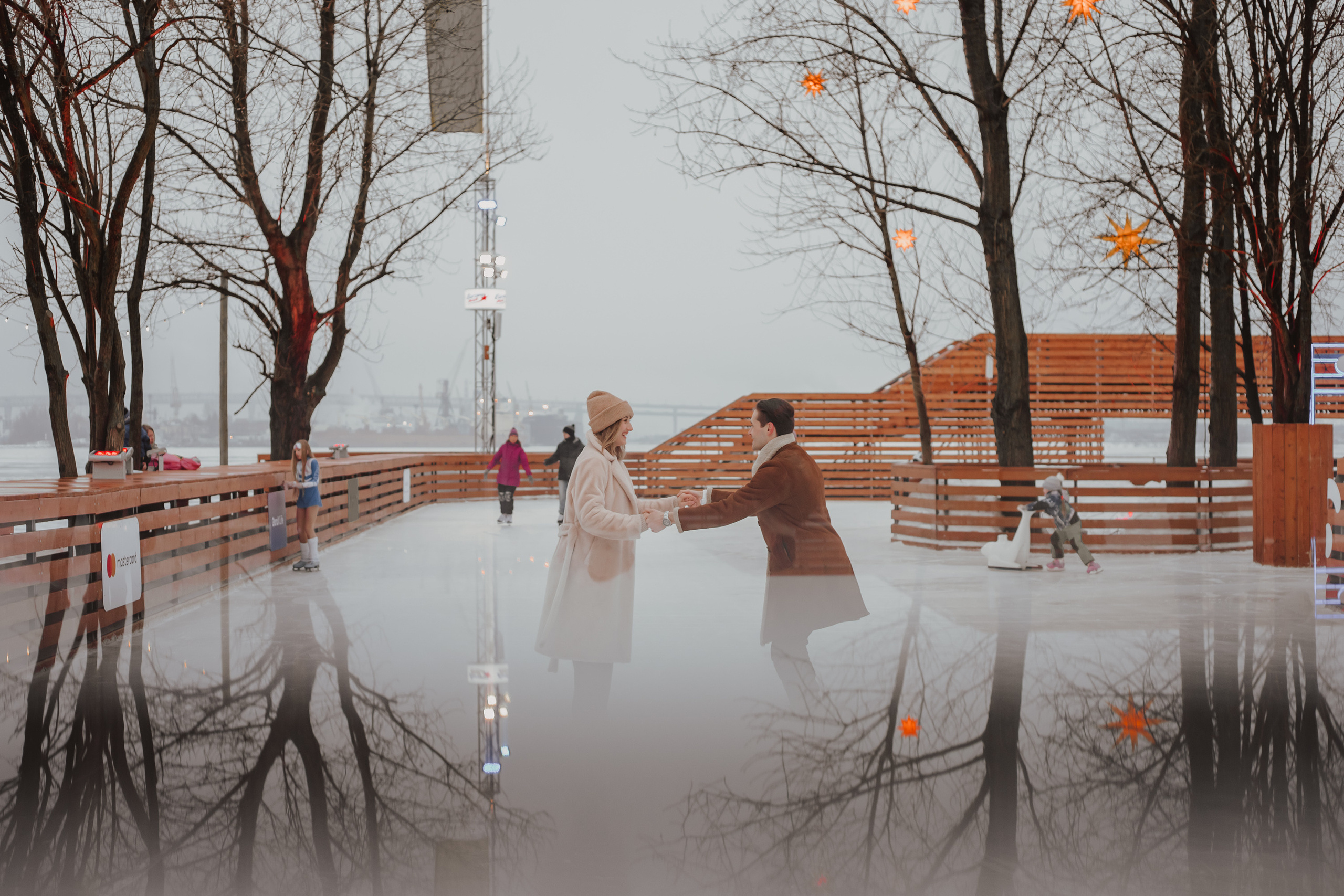 Каток у моря. Семейный фотограф в Санкт-Петербурге Ева Маркова