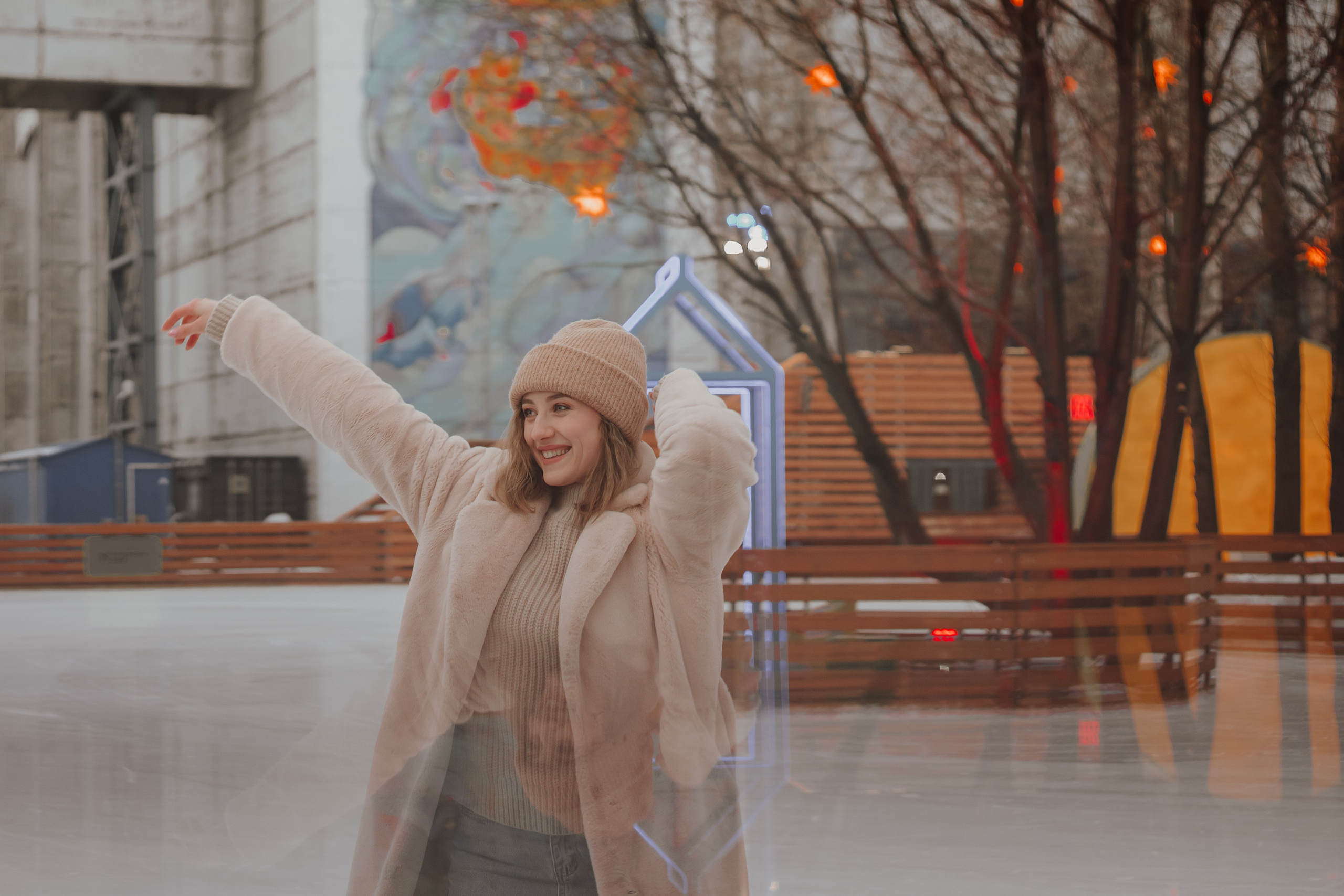 Каток у моря. Семейный фотограф в Санкт-Петербурге Ева Маркова