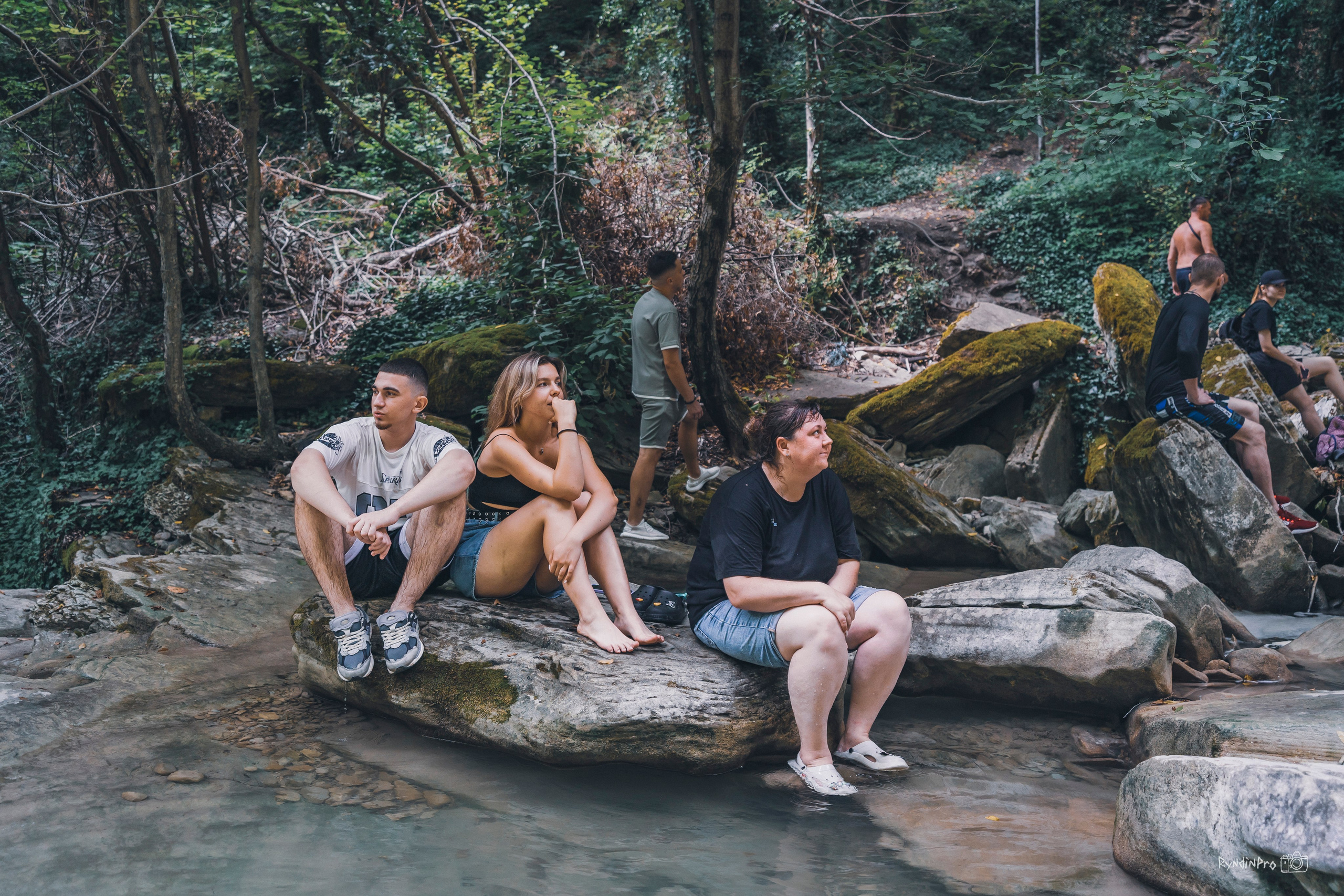 Поход на водопады Куаго с командой Мадьяр 23.07.24. Репортажный фотограф в Краснодаре Рындин Дмитрий
