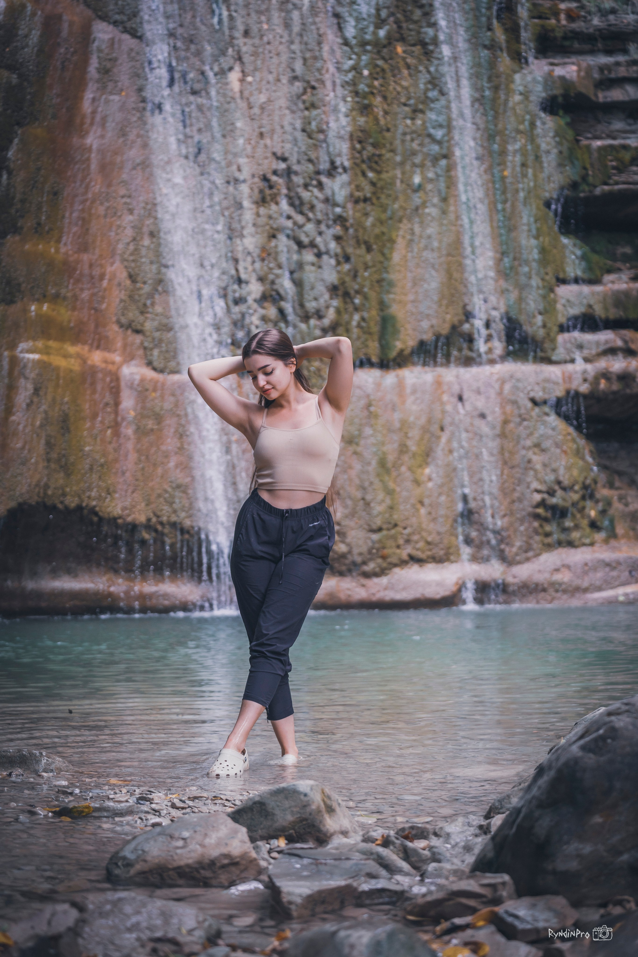 Поход на водопады Куаго с командой Мадьяр 23.07.24. Репортажный фотограф в Краснодаре Рындин Дмитрий