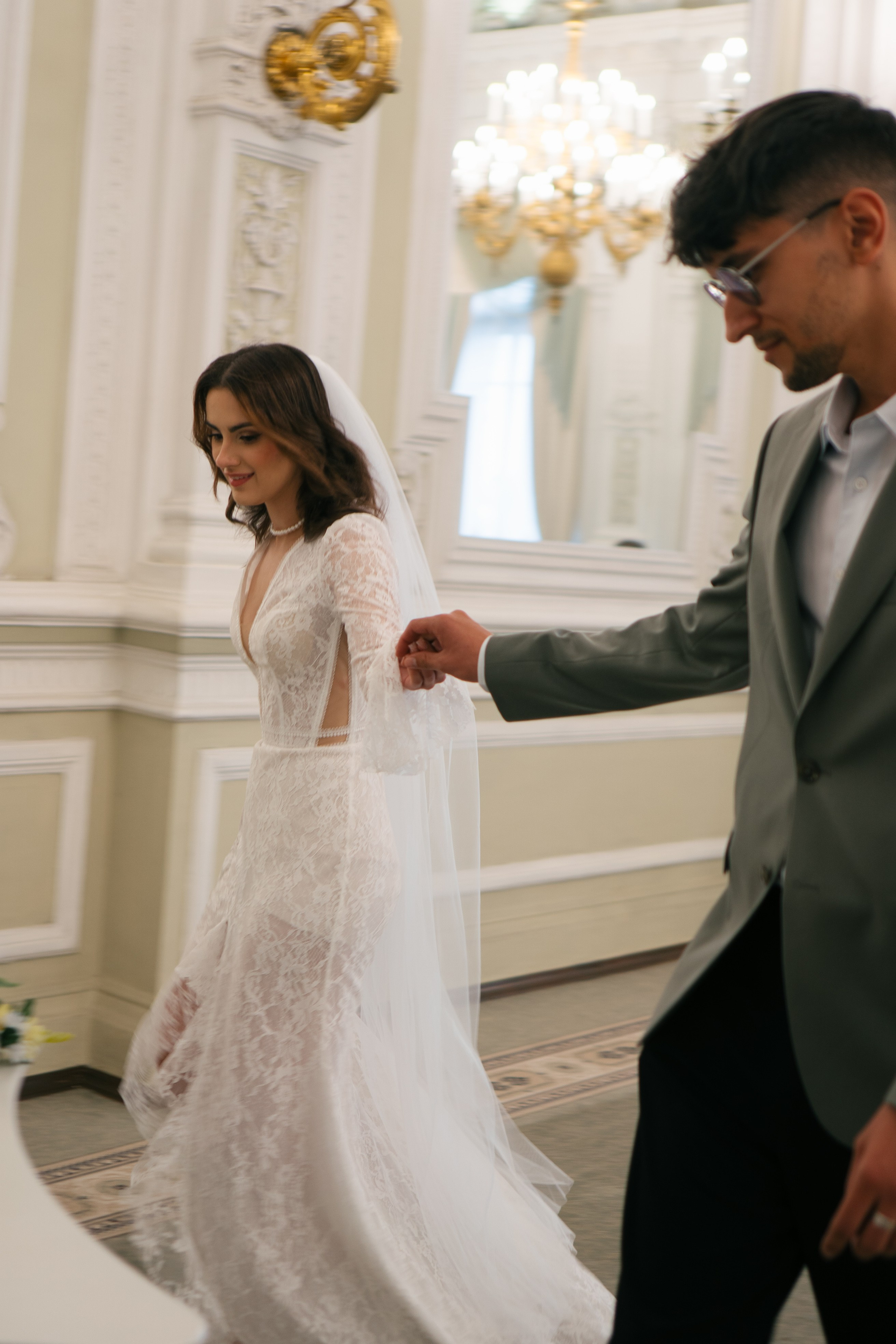 СВАДЕБНАЯ СЬЕМКА В ПЕРВОМ ДВОРЦЕ БРАКОСОЧЕТАНИЯ. Профессиональный фотограф, Санкт-Петербург — Виктория Богомолова