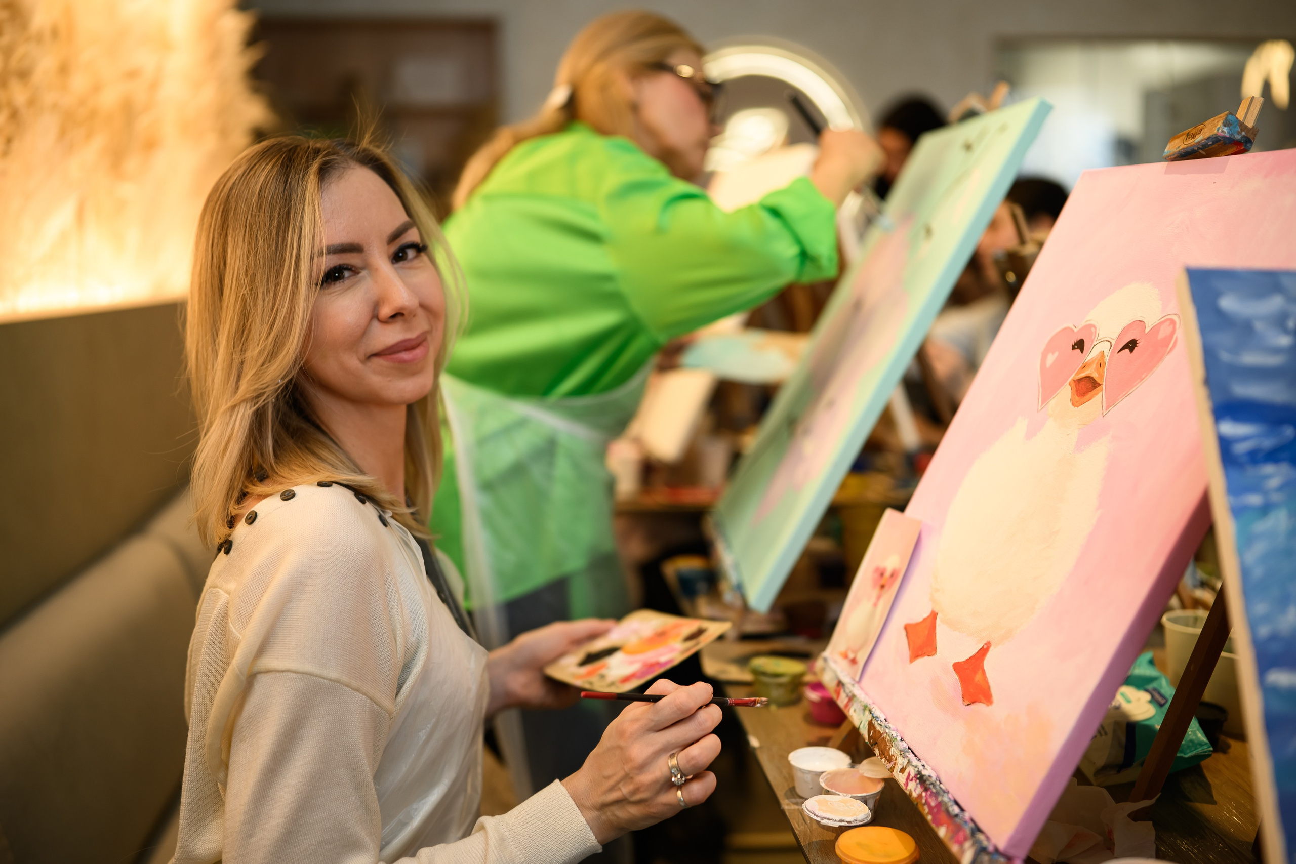 Мастер-класс по рисованию в ресторане Урман