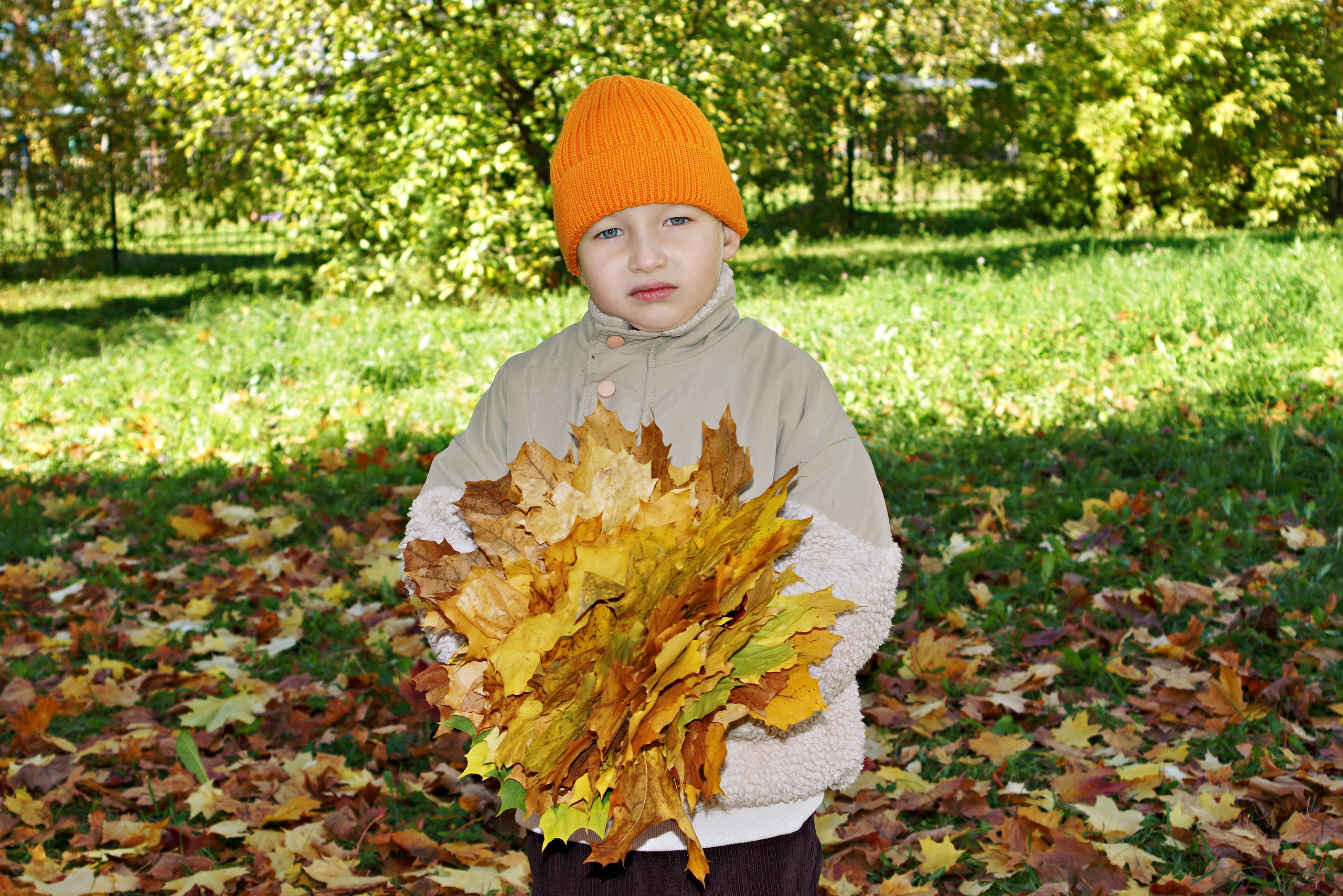 Осенняя фотосессия в детском саду г. Йошкар-Ола