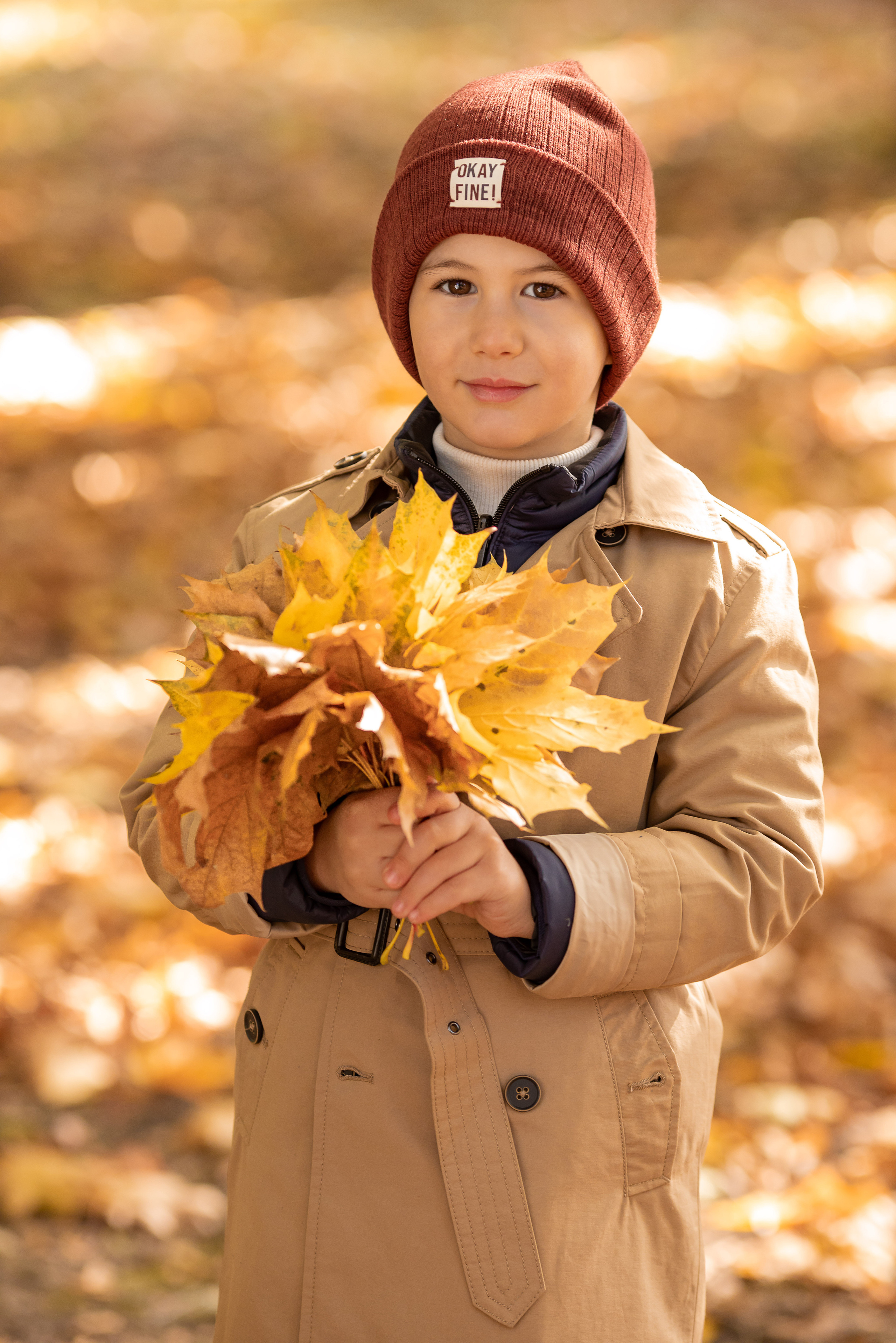 Теплая семейная осенняя съёмка. Портретный и семейный фотограф Юлия Герман