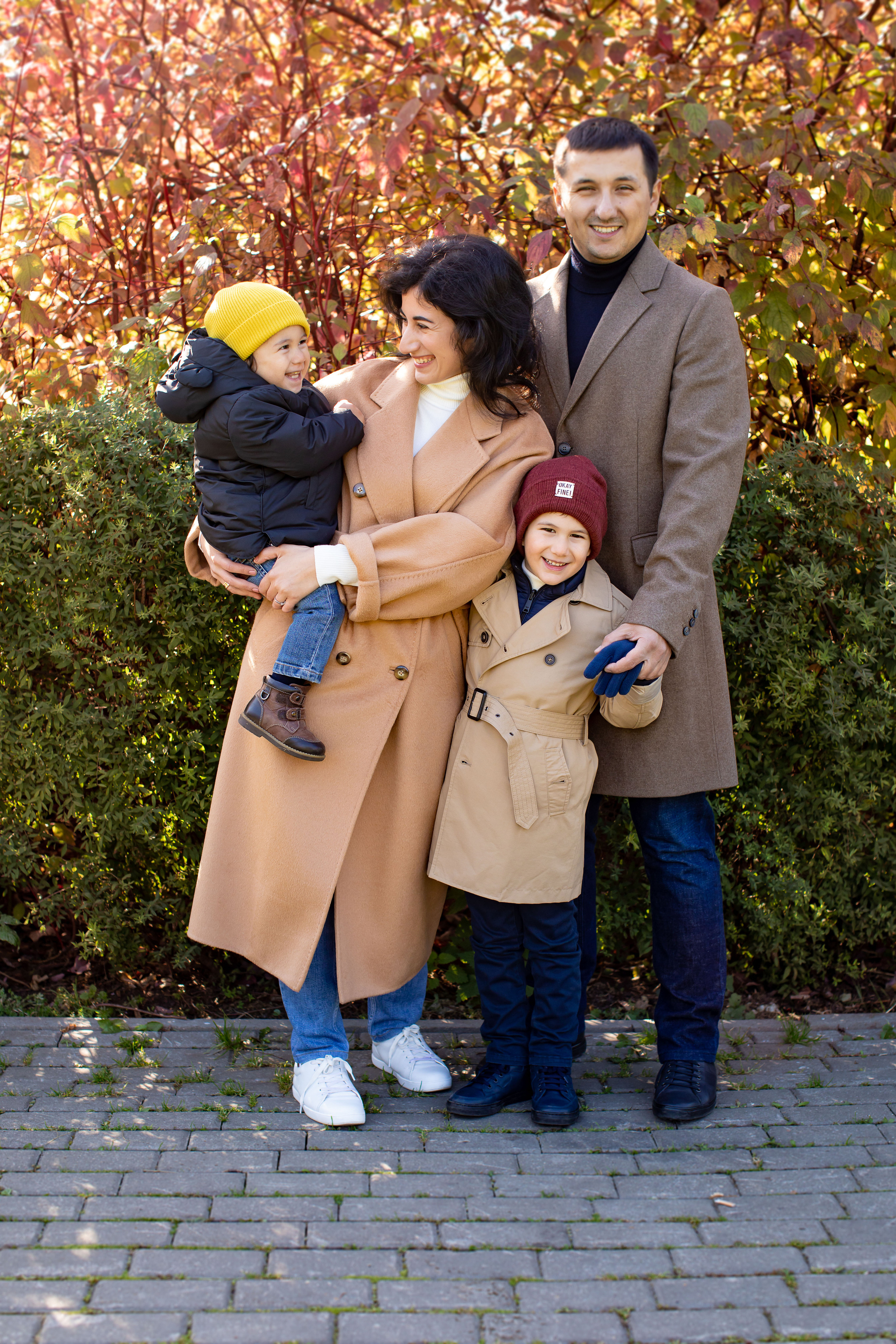 Теплая семейная осенняя съёмка. Портретный и семейный фотограф Юлия Герман