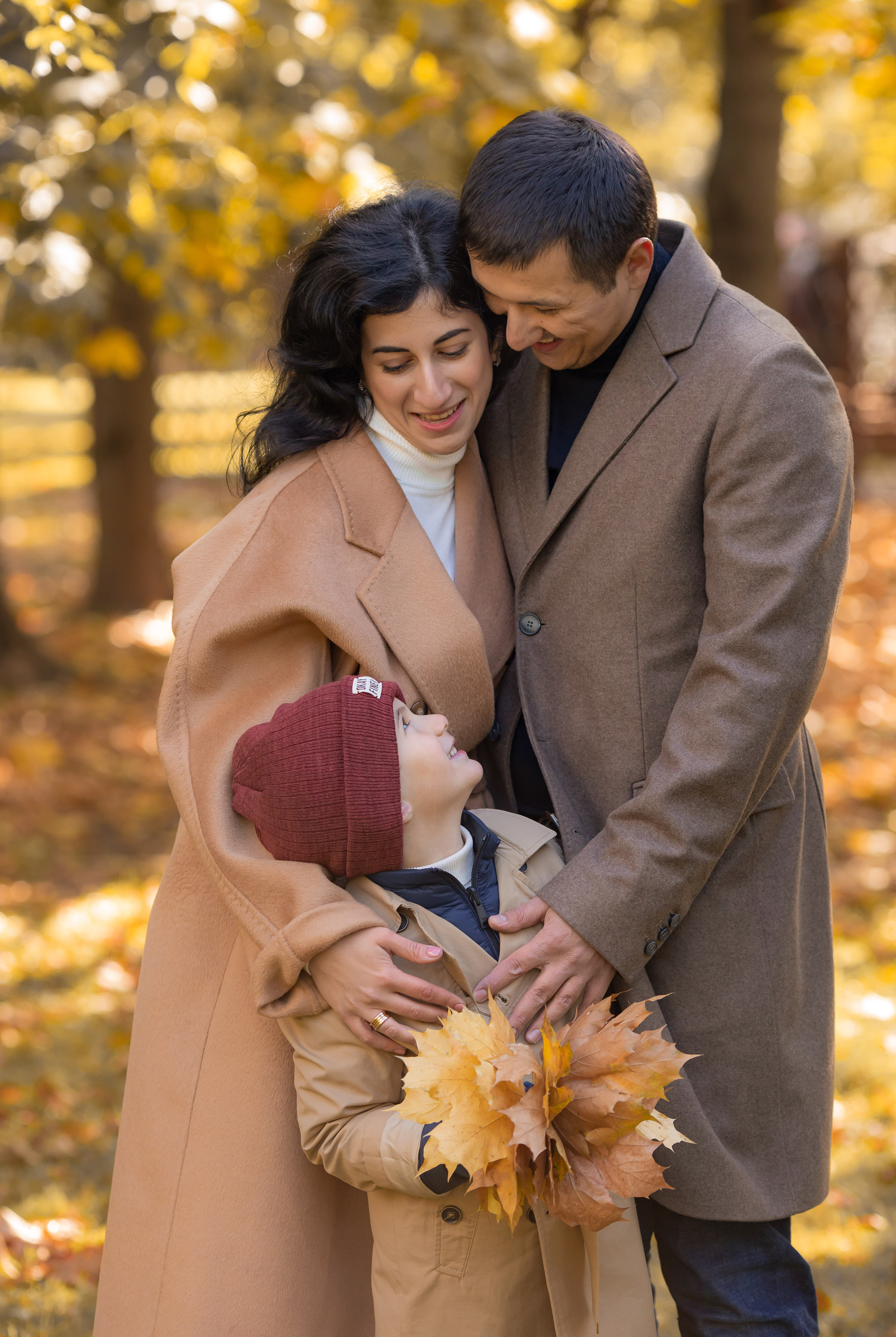 Теплая семейная осенняя съёмка. Портретный и семейный фотограф Юлия Герман