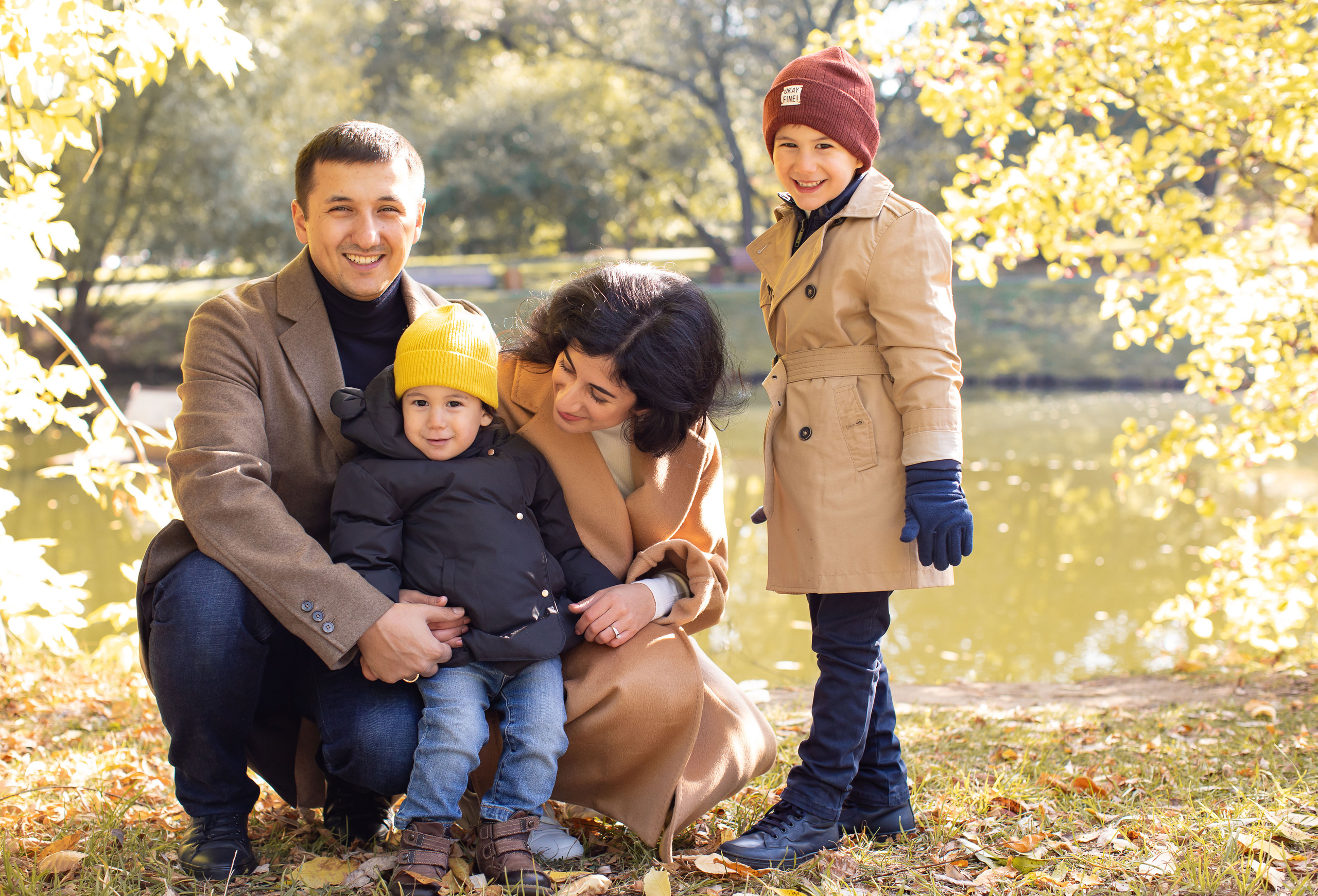 Теплая семейная осенняя съёмка. Портретный и семейный фотограф Юлия Герман
