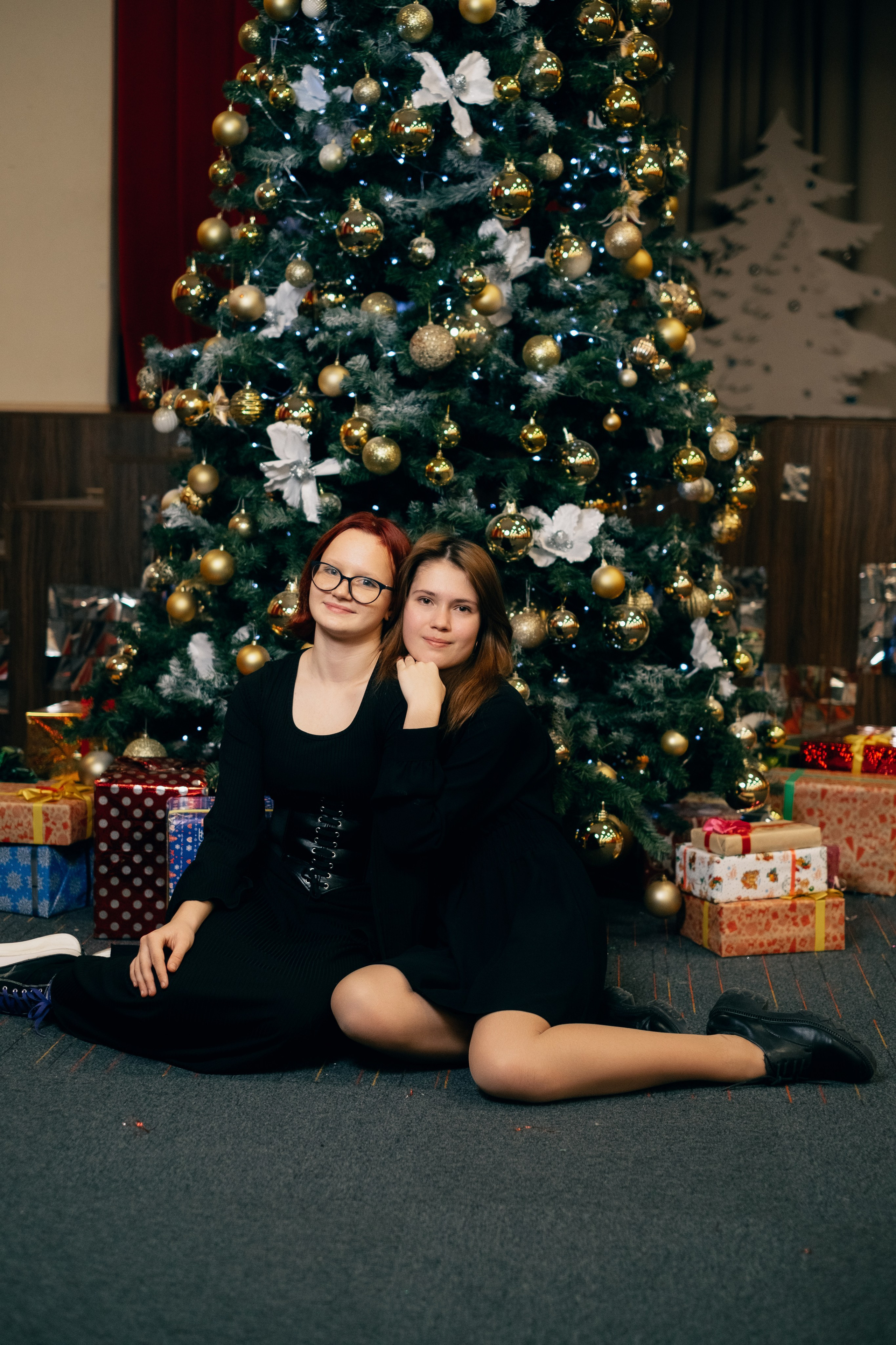 Новогодняя Фотосессия МАОУ СОШ№ 15 8 «Г». Свадебный и репортажной фотограф Денис Ожигин в Краснодаре и Краснодарском крае