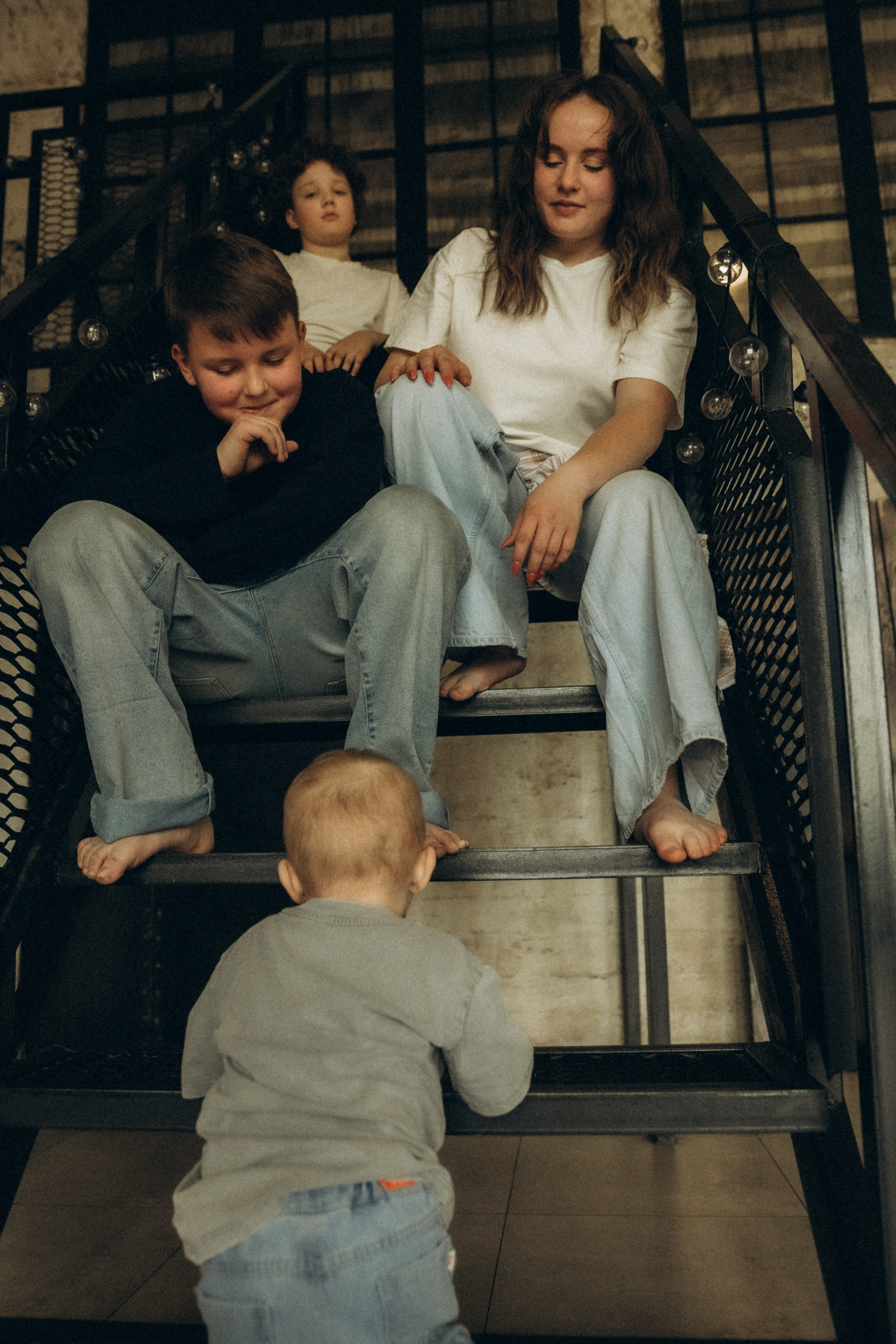 Ильнара и сыновья. Гаврилова Настя семейный фотограф lifestyle в Москве