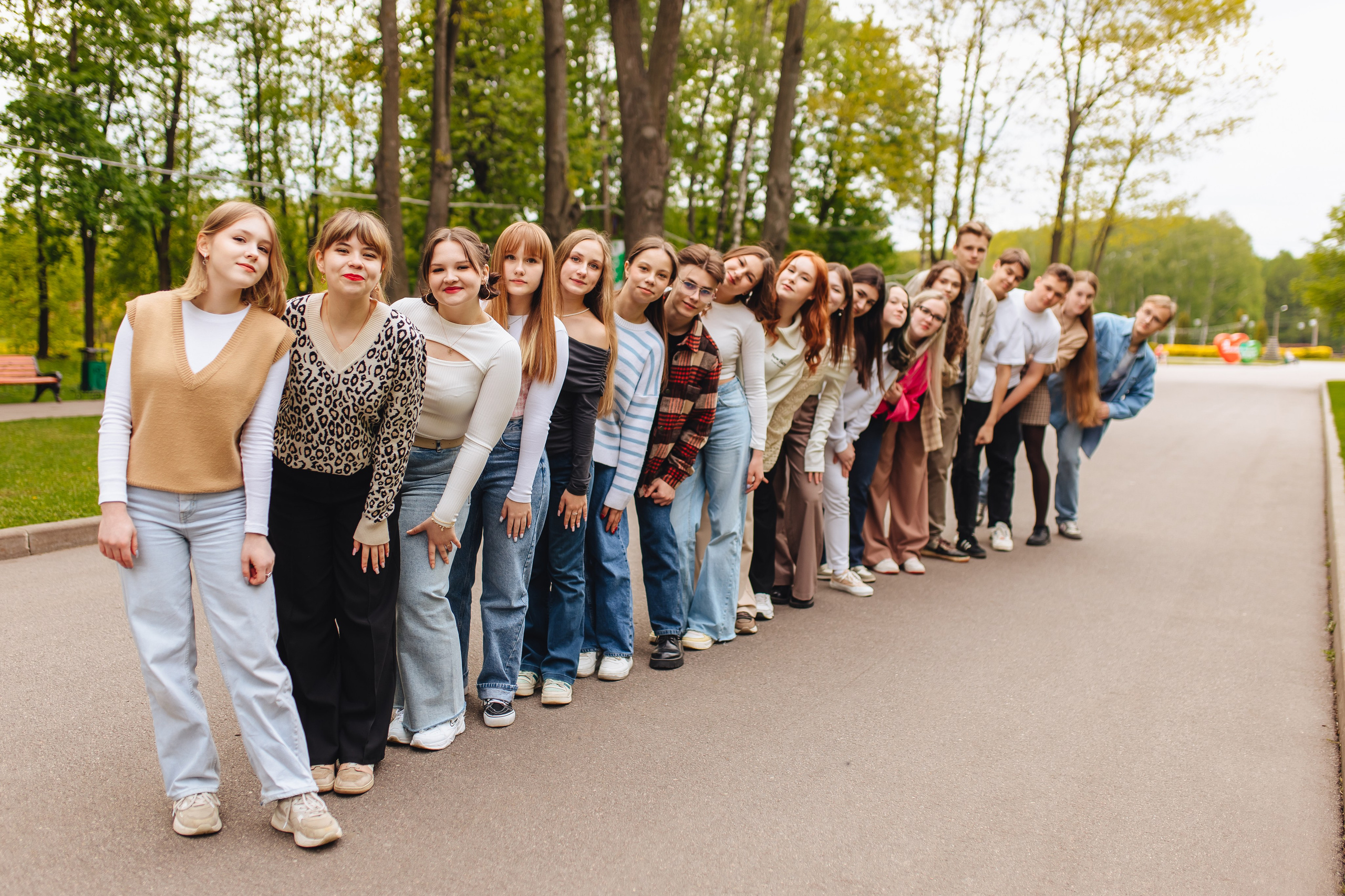 11 класс в парке. Свадебный и семейный фотограф в Туле и области Маша Костина