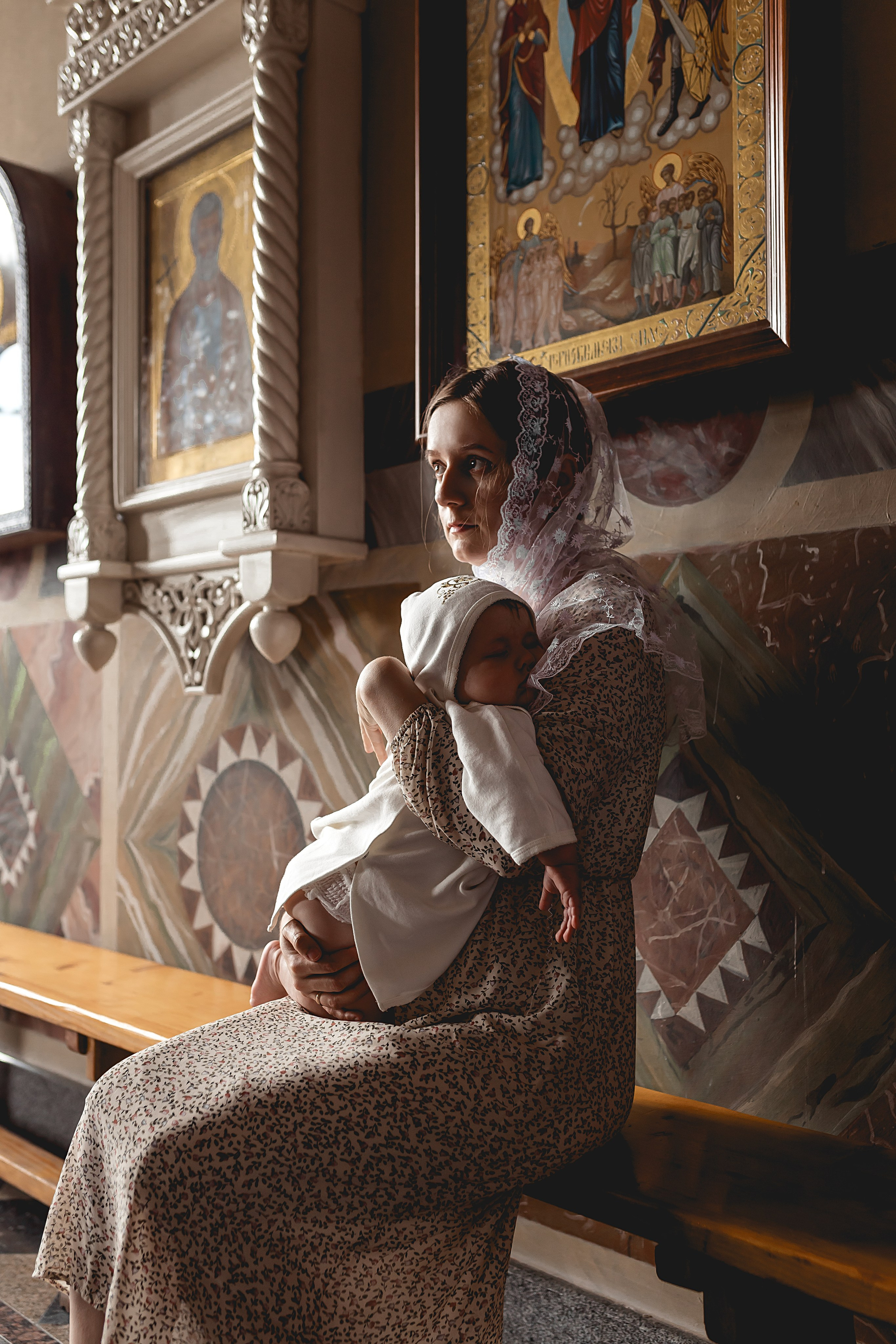 Крещение. Семейный и детский фотограф в Москве Юлия Мусаева