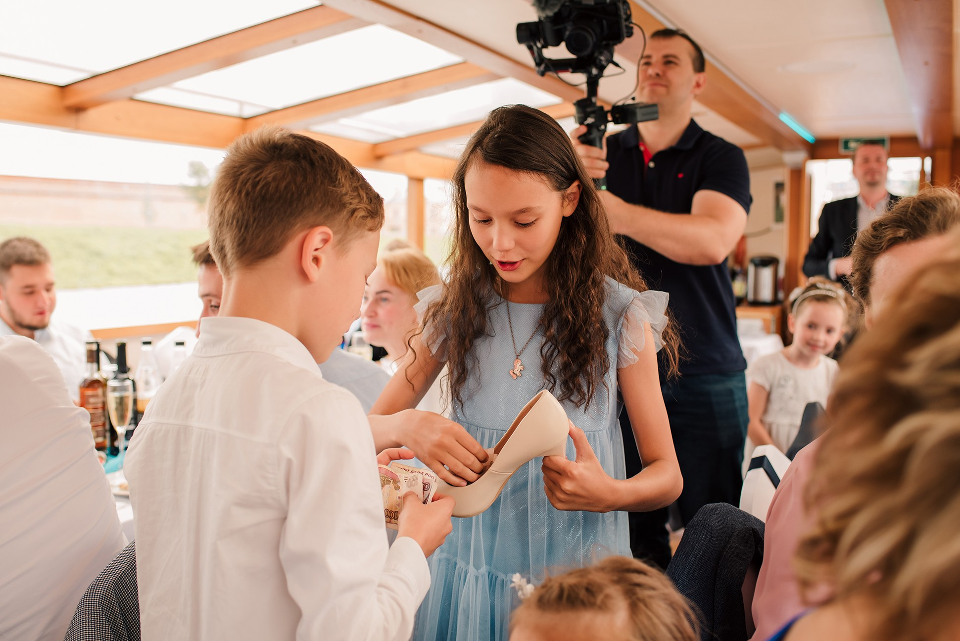 Юля и Андрей. Банкет на воде. Семейный и Свадебный фотограф. Санкт-Петербург. Пушкин