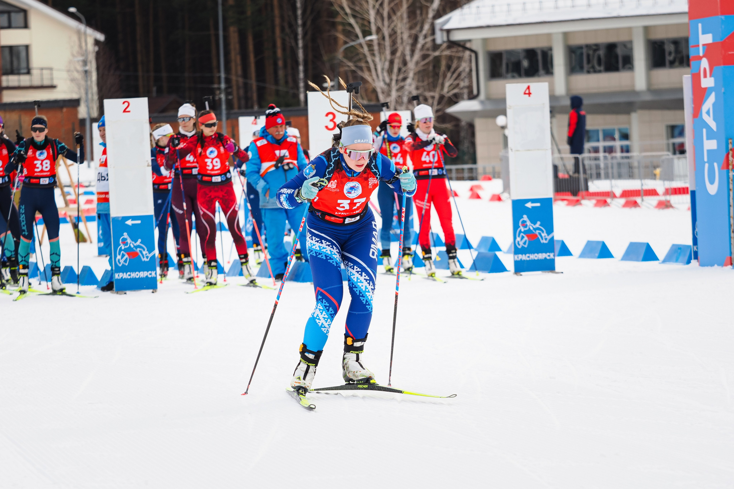 Биатлон / Первенство России. Репортажный фотограф Алексей Козьмин