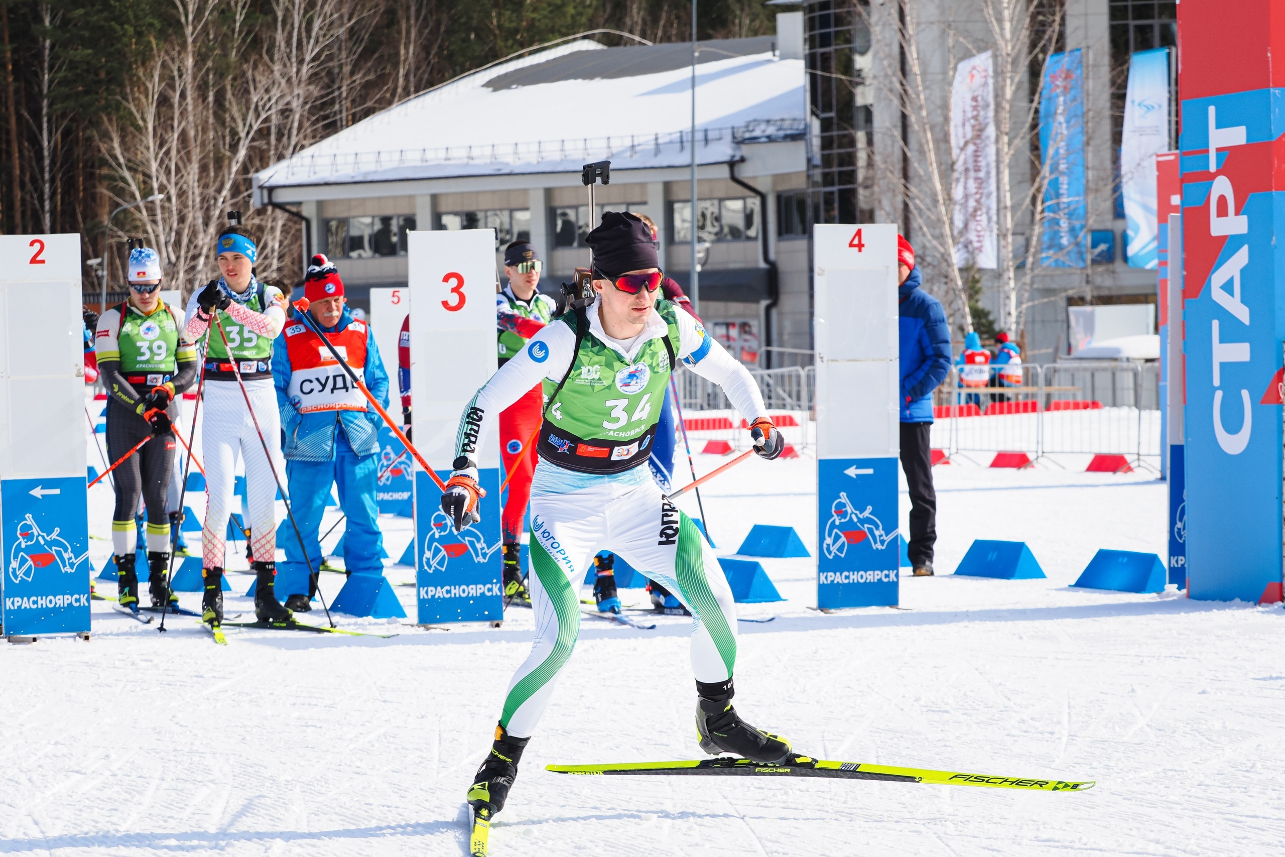 Биатлон / Первенство России. Репортажный фотограф Алексей Козьмин