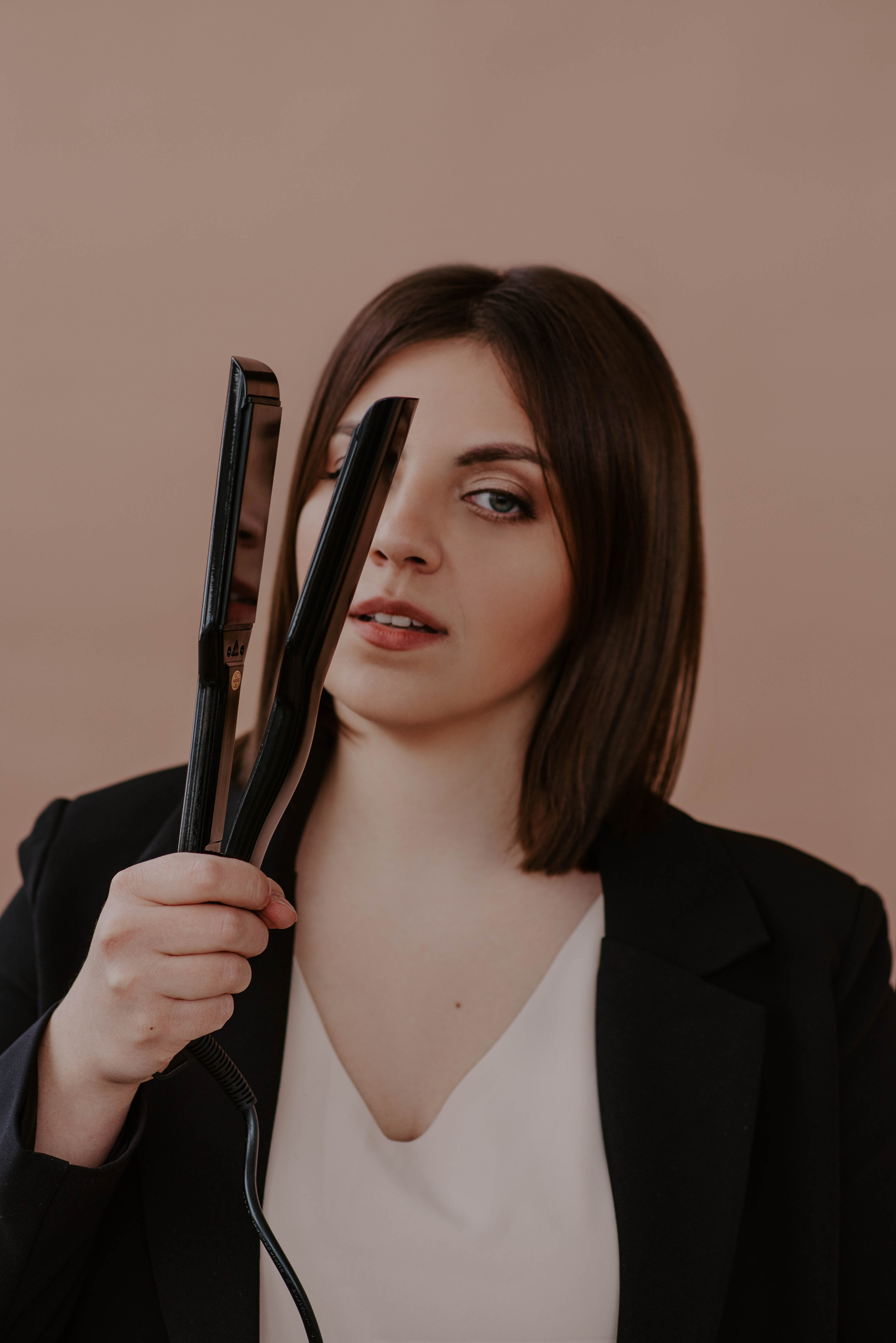 Съемка для мастера по кератиновому выпрямлению волос. Свадебный, репортажный и семейный фотограф в Москве Арина Зак