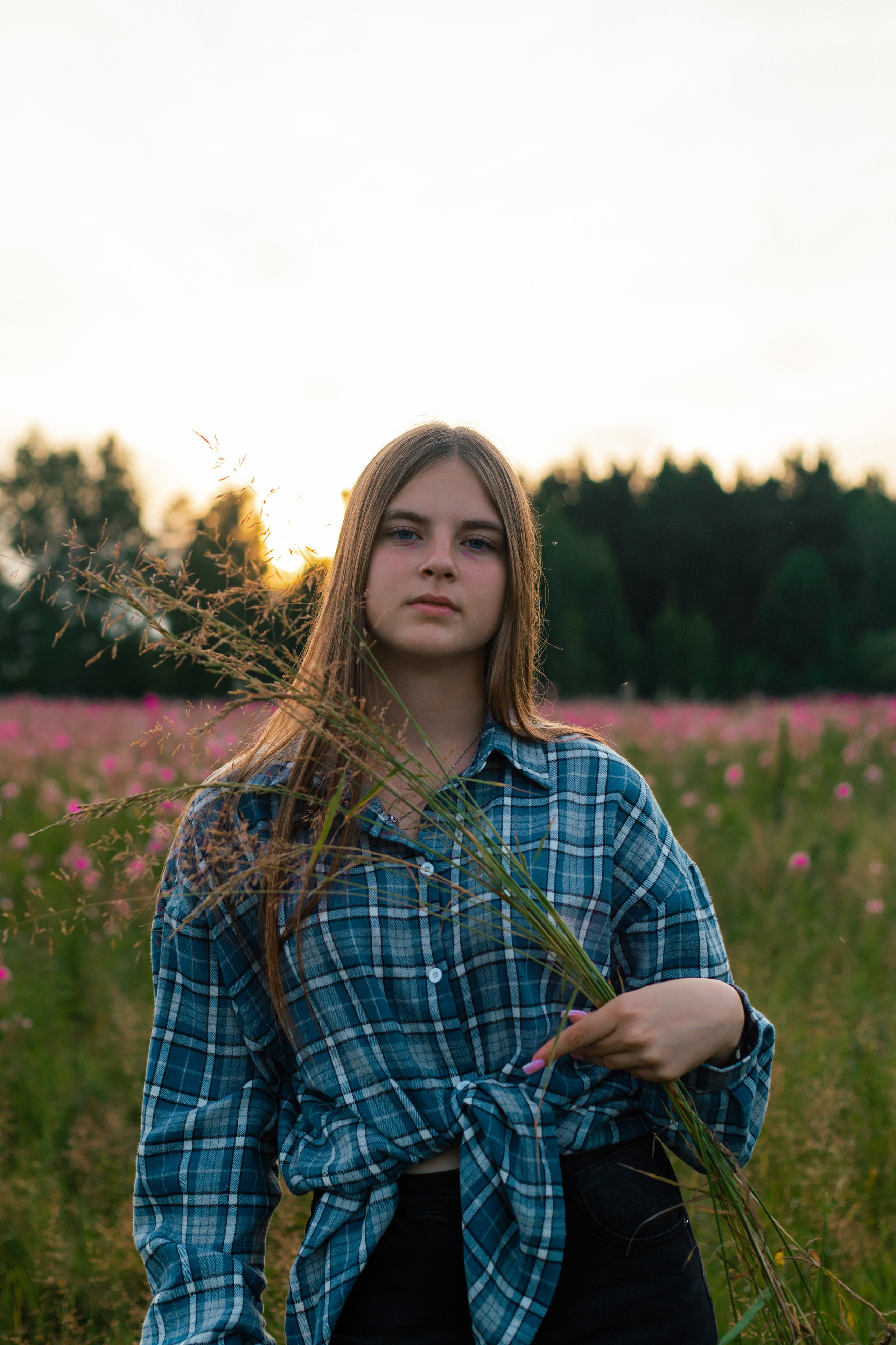 Портретная съёмка на природе в Ангарске. Фотограф Ангарск Александра Зарубина